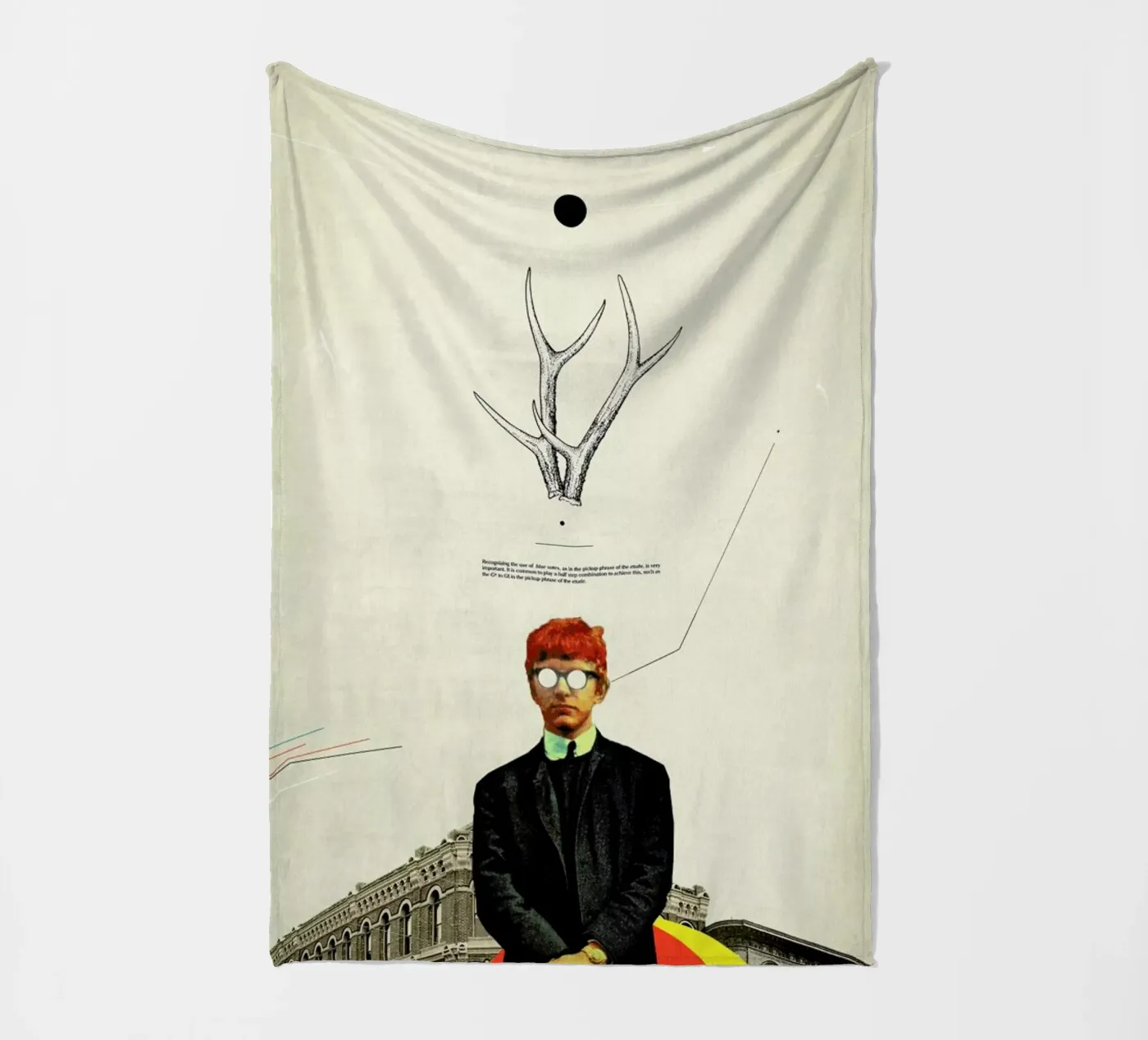 Bright Posture Fleecedecke von Frank Moth