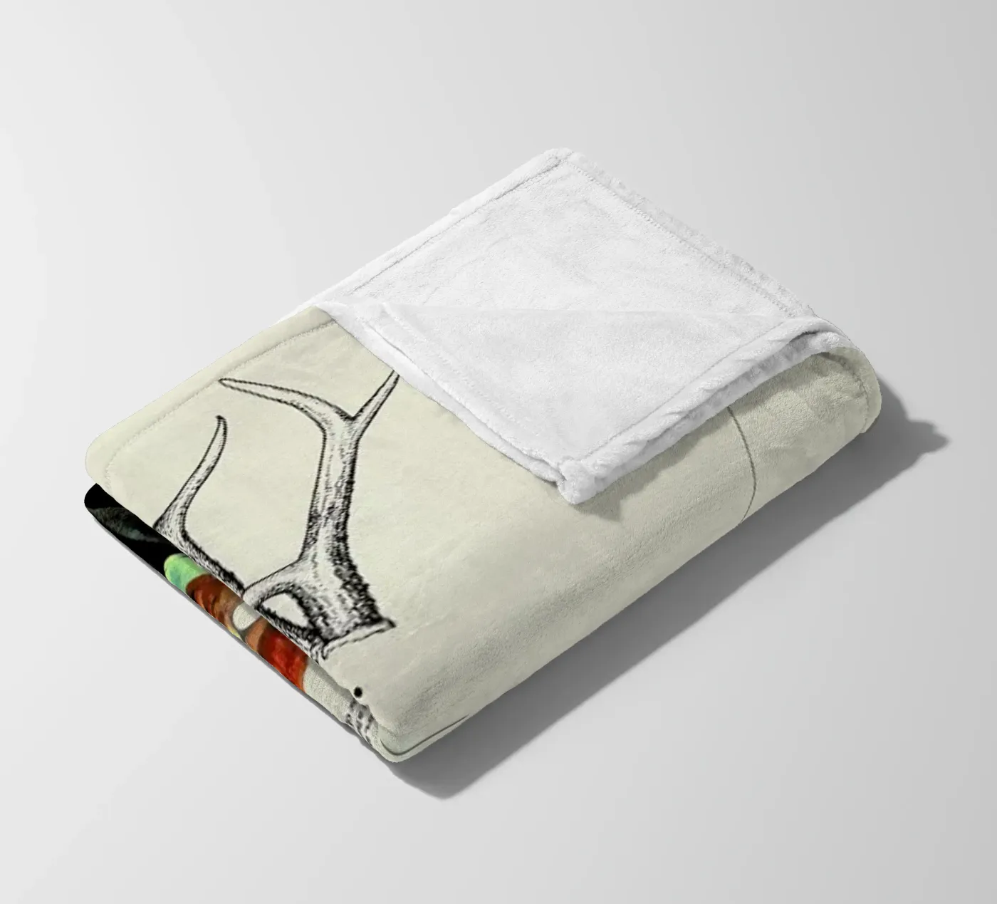 Bright Posture fleece blanket by Frank Moth