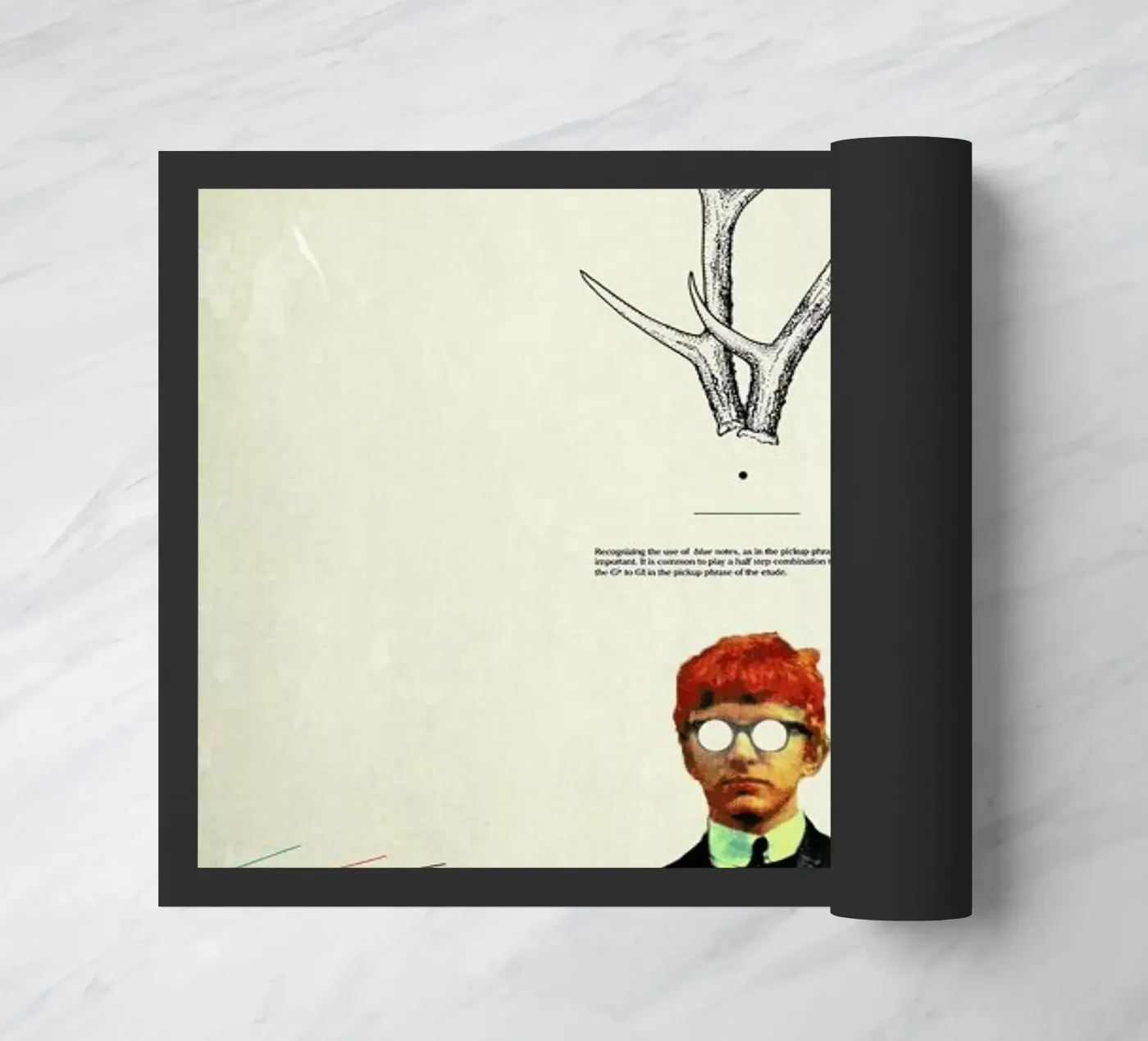 Bright Posture deurmat van Frank Moth