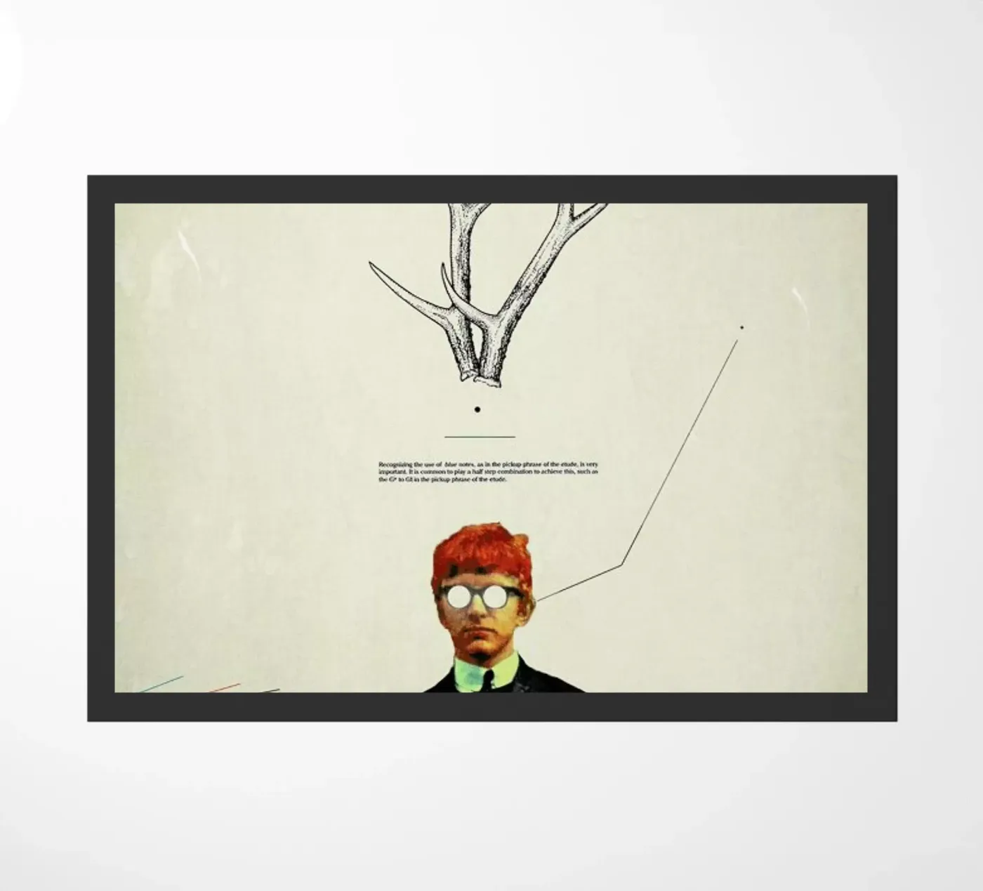 Bright Posture deurmat van Frank Moth