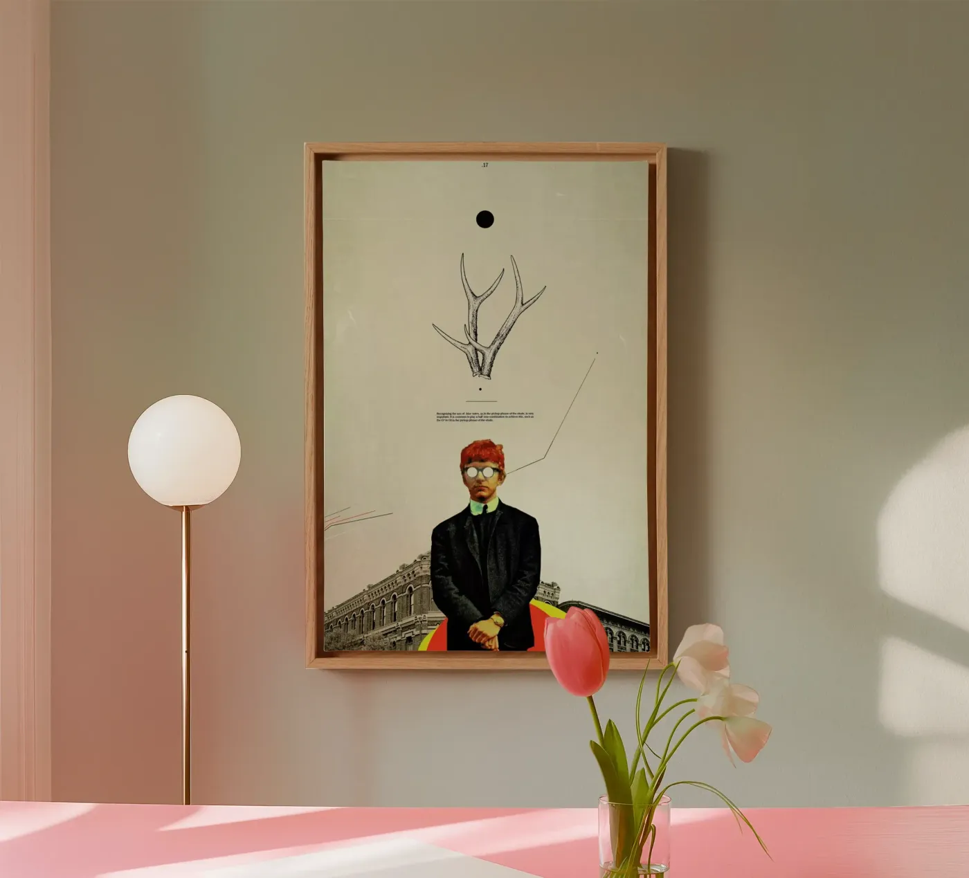 Bright Posture canvas van Frank Moth