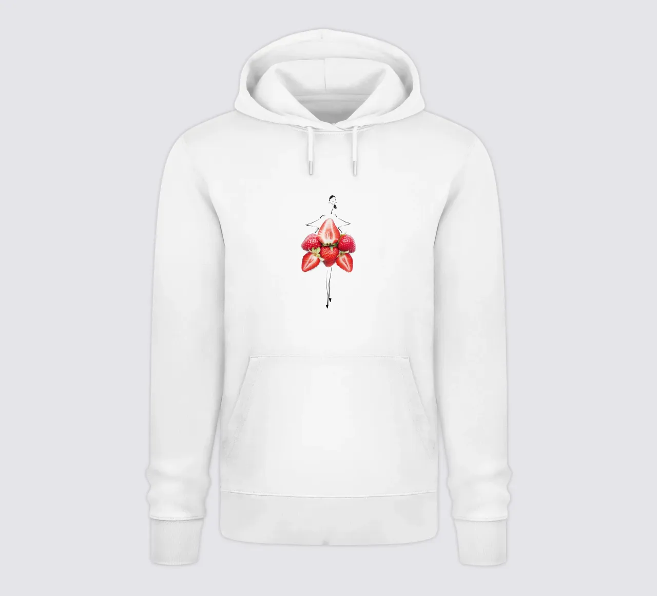 Strawberry Fields felpa con cappuccio da Gretchen Roehrs