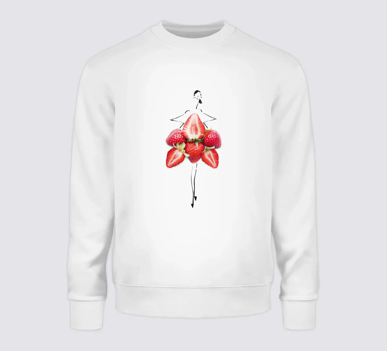 Strawberry Fields sweatshirt van Gretchen Roehrs