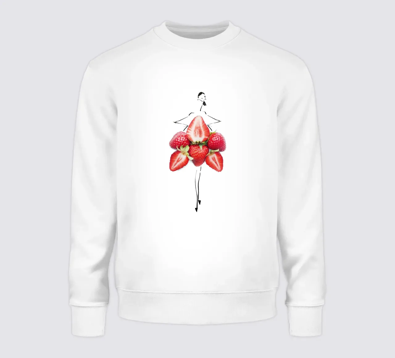 Strawberry Fields sudadera de Gretchen Roehrs