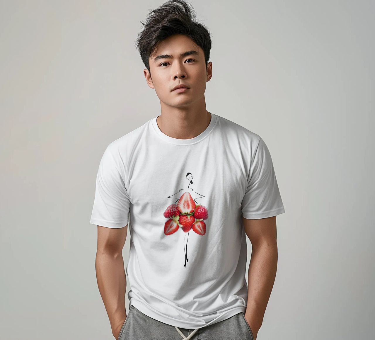 Strawberry Fields t-shirt da Gretchen Roehrs