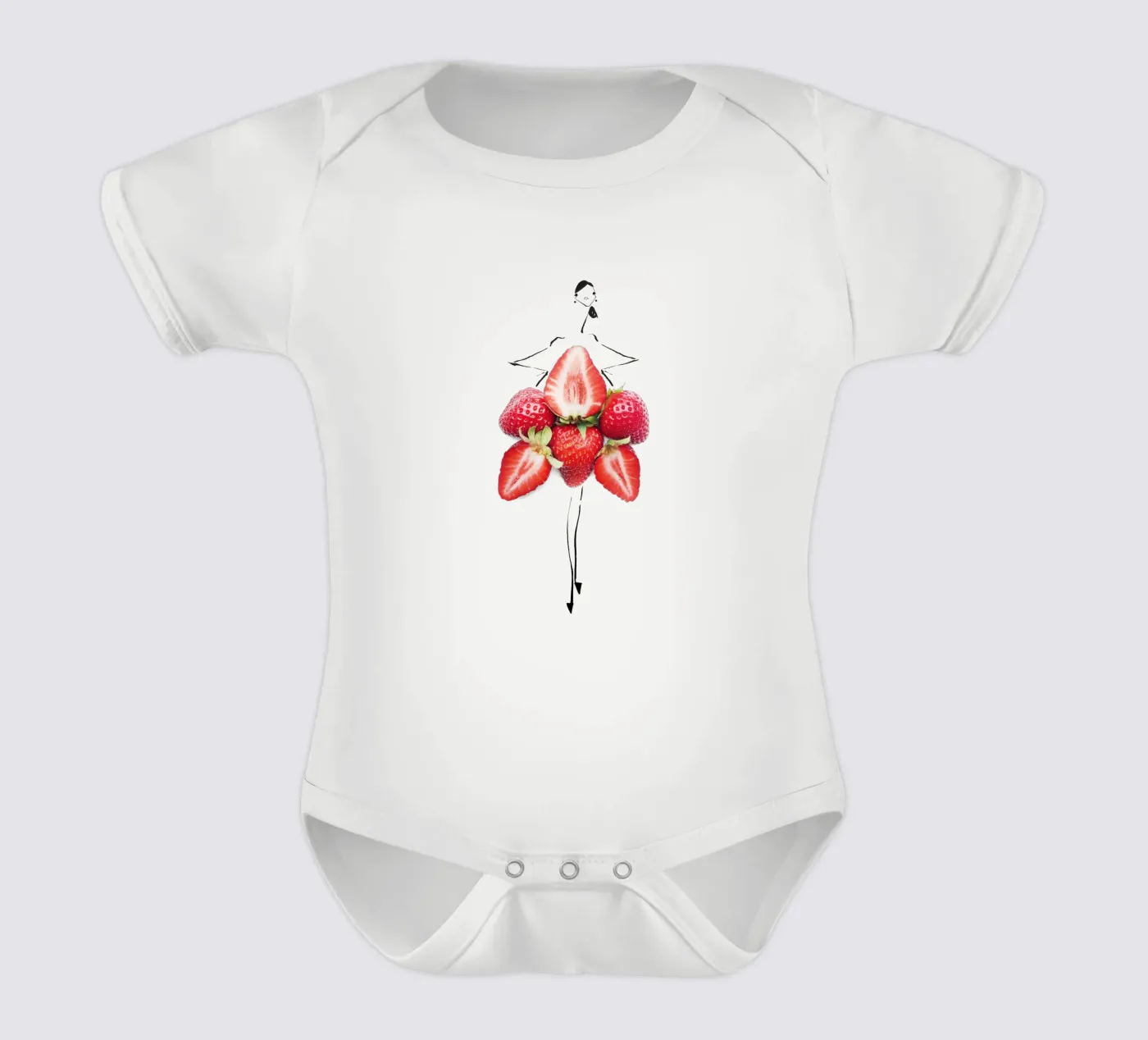 Strawberry Fields body bébé de Gretchen Roehrs