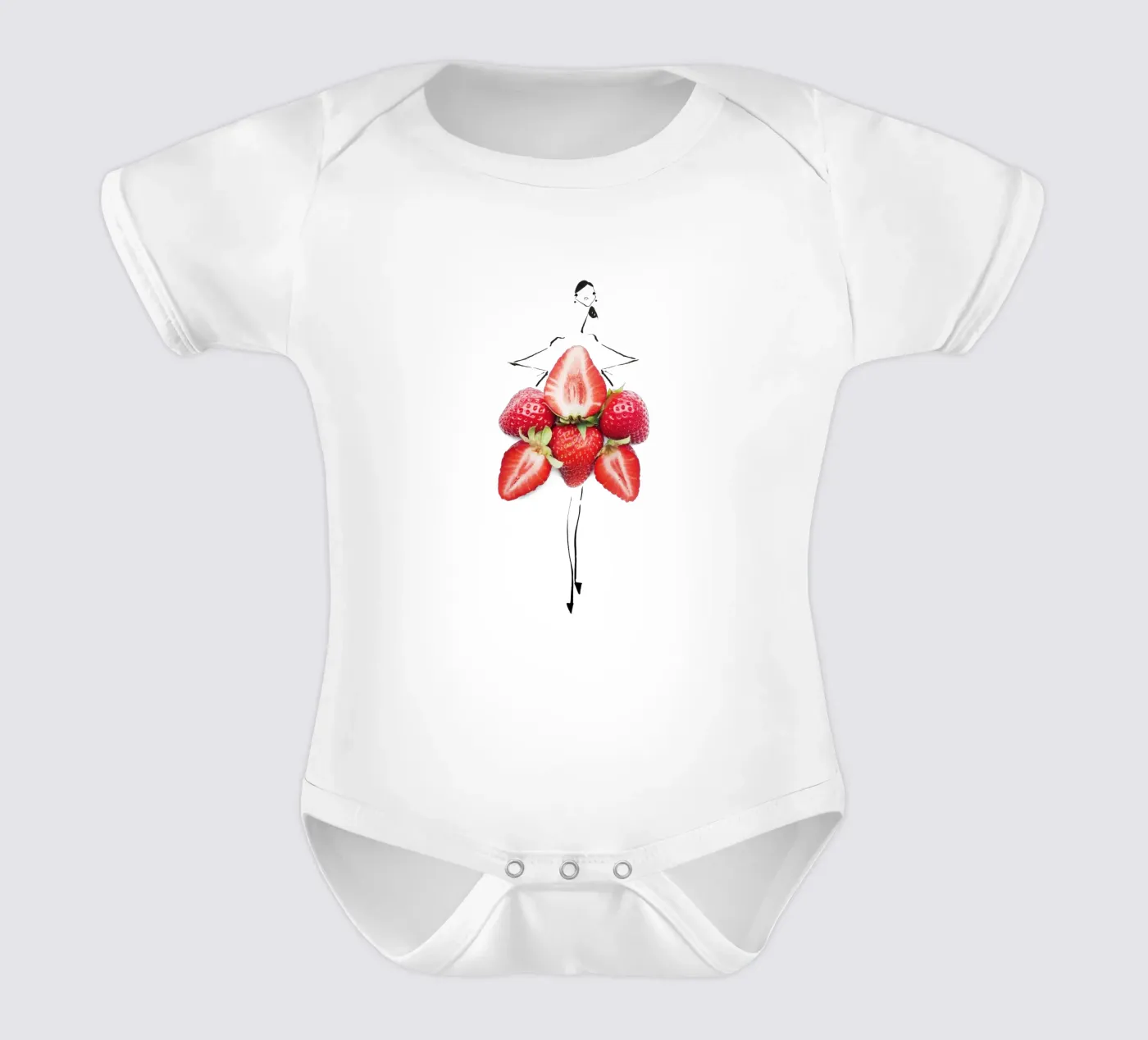 Strawberry Fields body bébé de Gretchen Roehrs