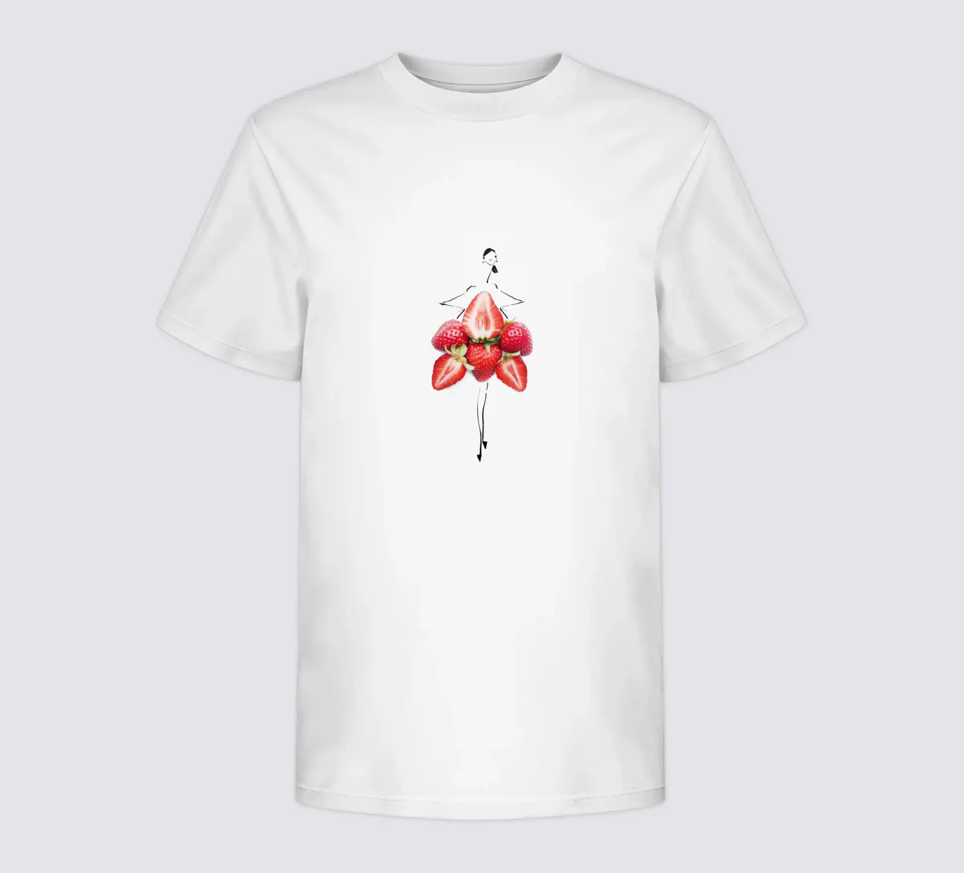 Strawberry Fields kinder t-shirt van Gretchen Roehrs