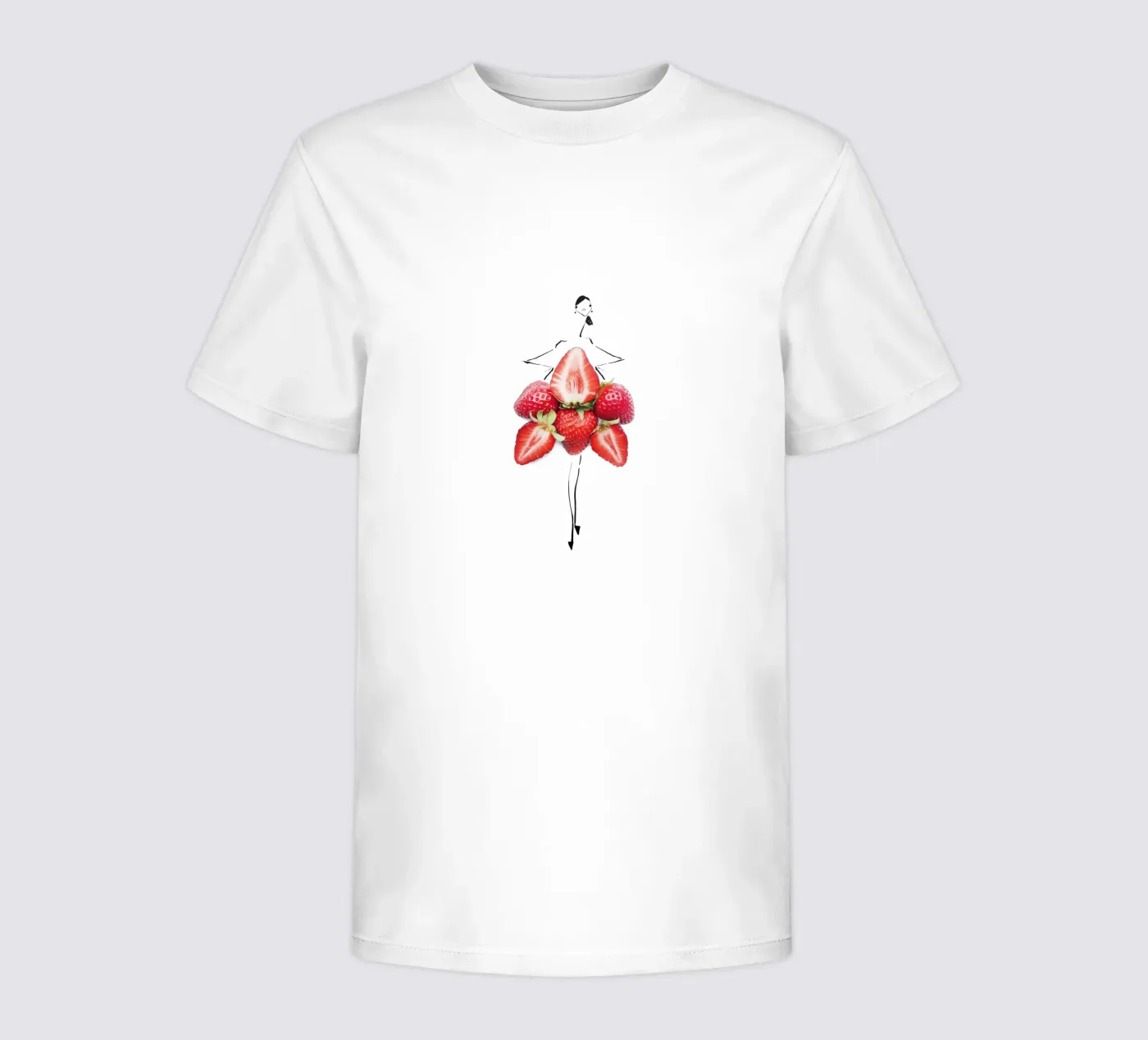 Strawberry Fields kinder t-shirt van Gretchen Roehrs