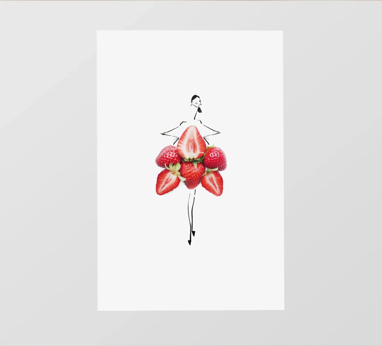 Strawberry Fields telo in pvc da Gretchen Roehrs