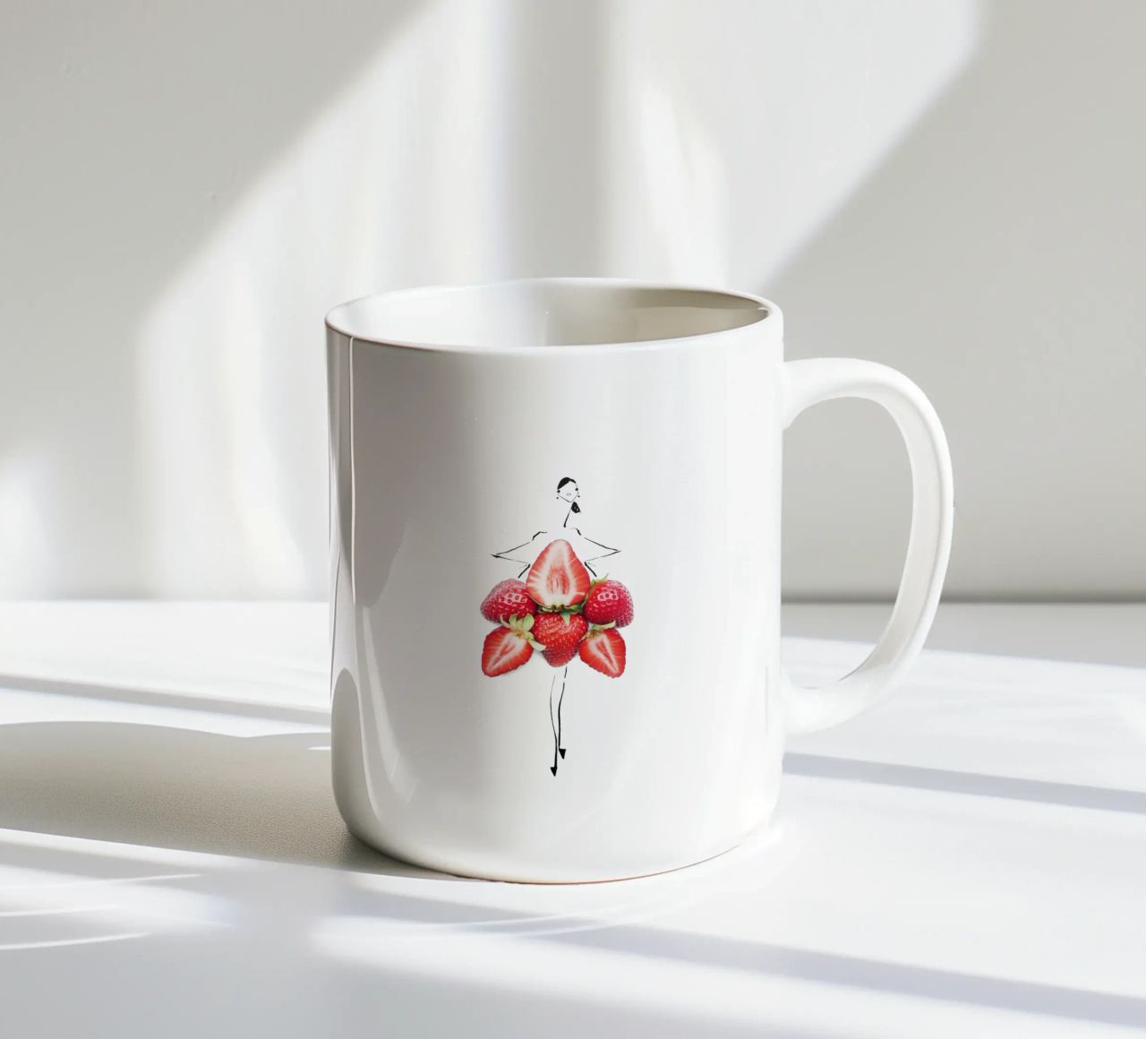 Strawberry Fields tazza in ceramica da Gretchen Roehrs