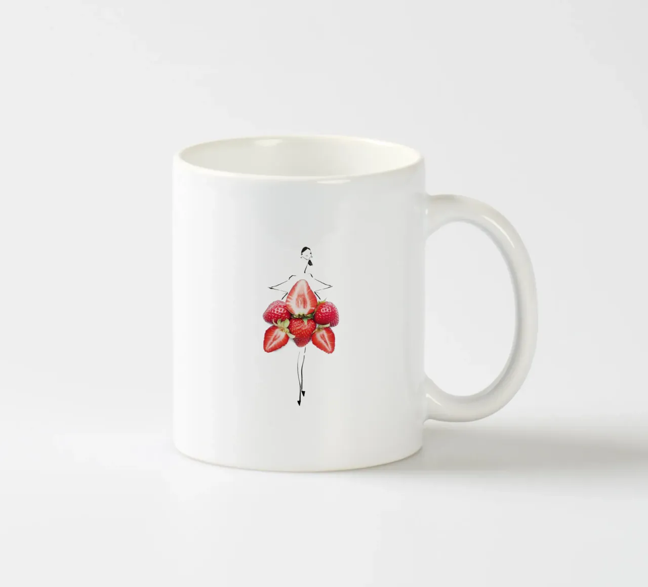 Strawberry Fields mug en céramique de Gretchen Roehrs