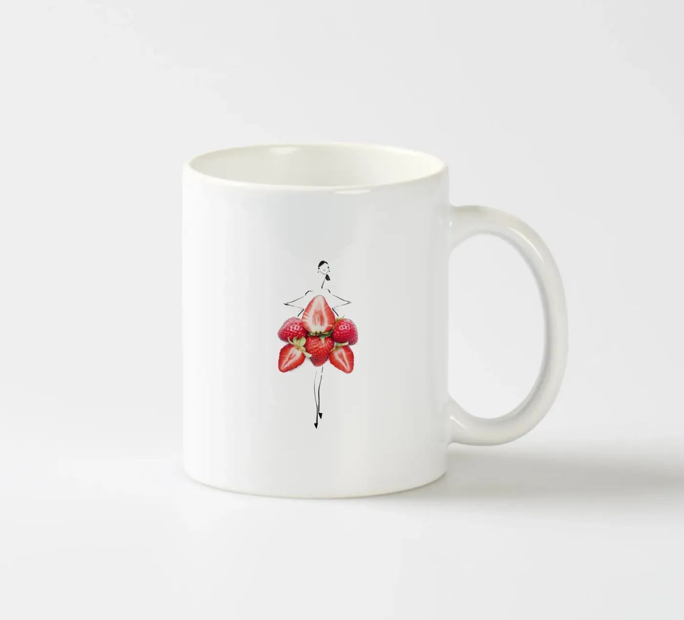 Strawberry Fields mug en céramique de Gretchen Roehrs
