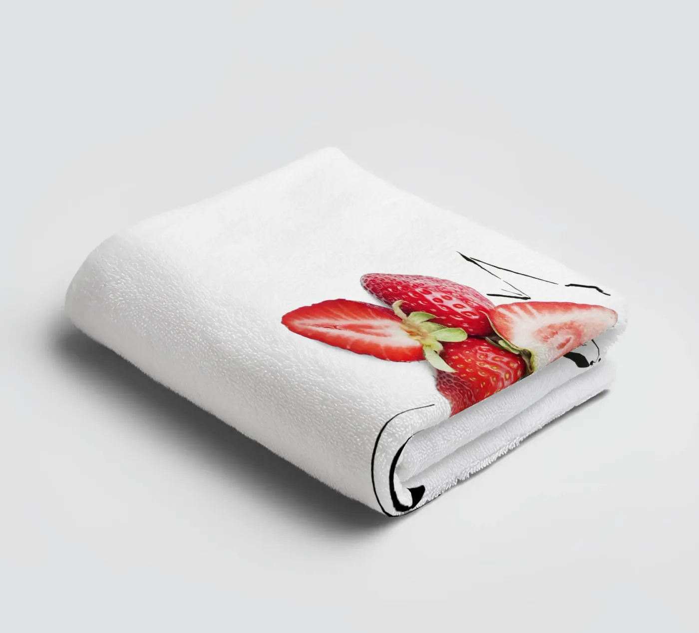 Strawberry Fields Handtuch von Gretchen Roehrs