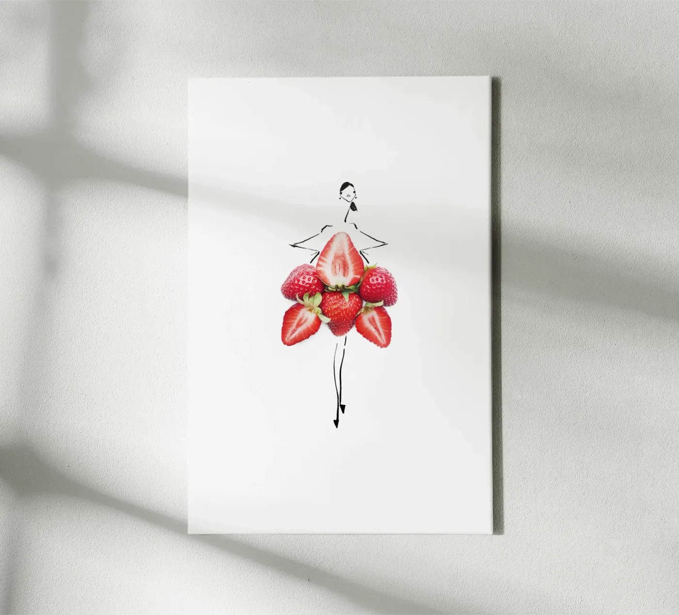 Strawberry Fields canvas by Gretchen Roehrs