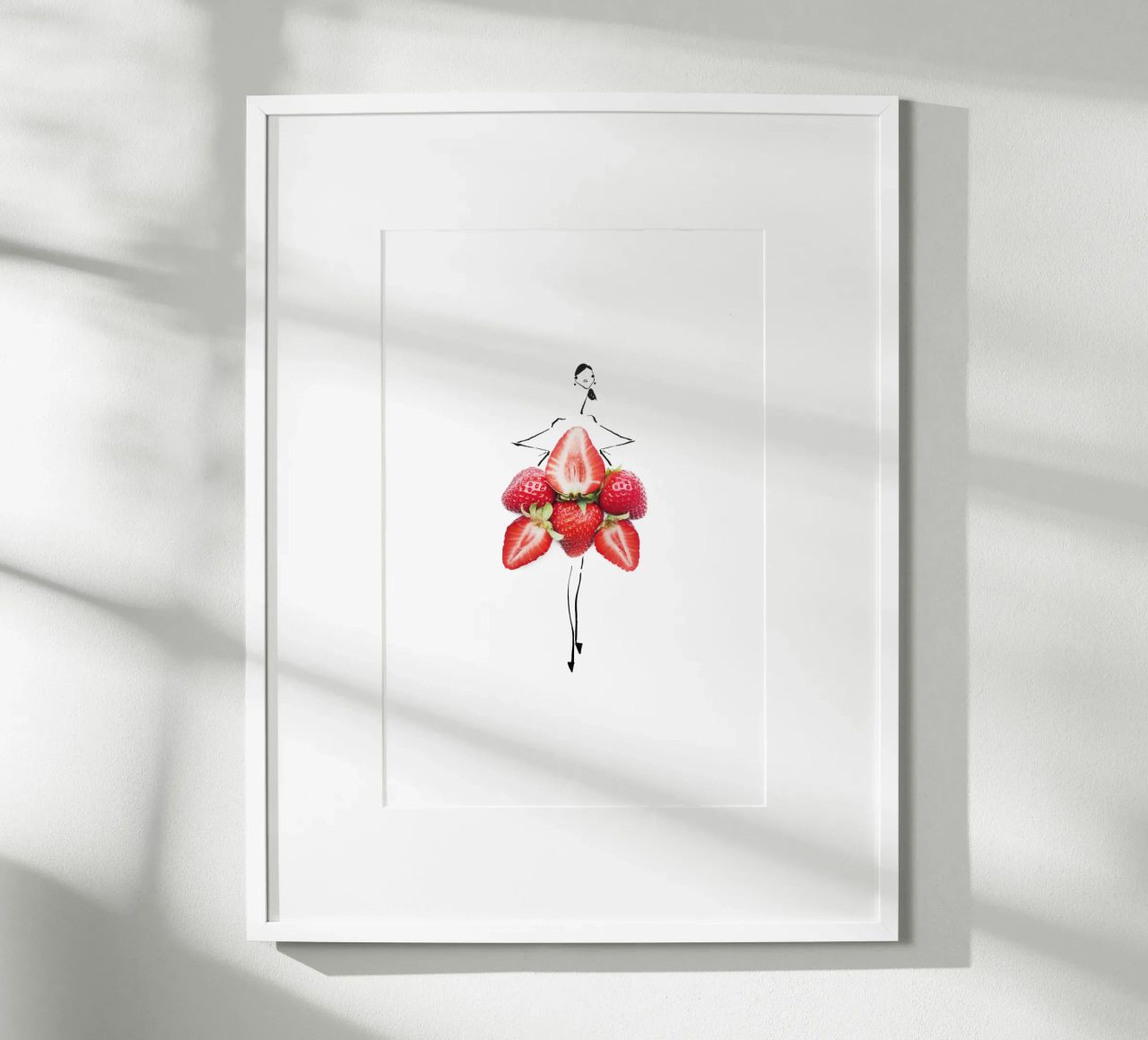 Strawberry Fields poster by Gretchen Roehrs