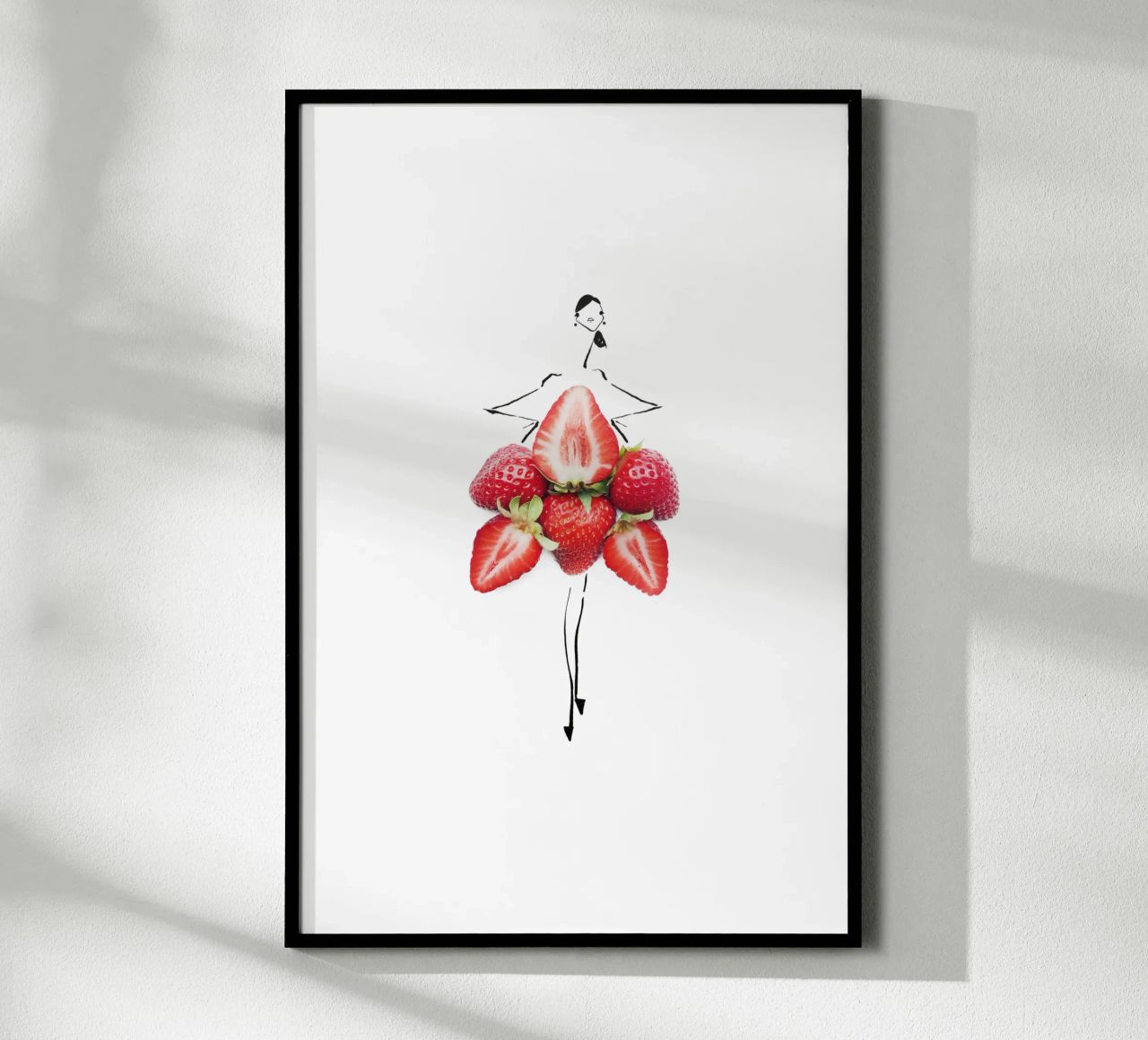 Strawberry Fields poster by Gretchen Roehrs