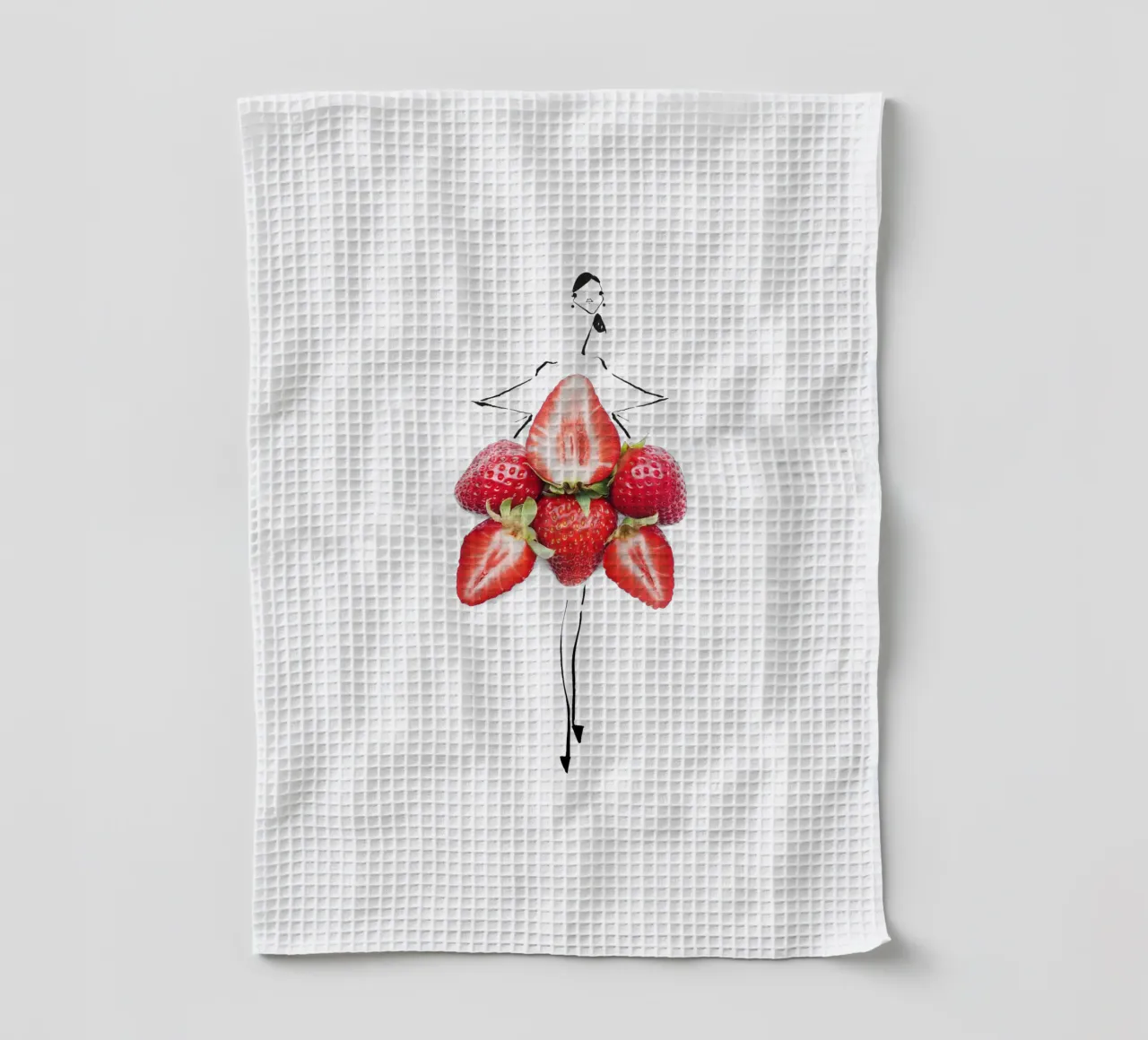 Strawberry Fields canovaccio da cucina da Gretchen Roehrs