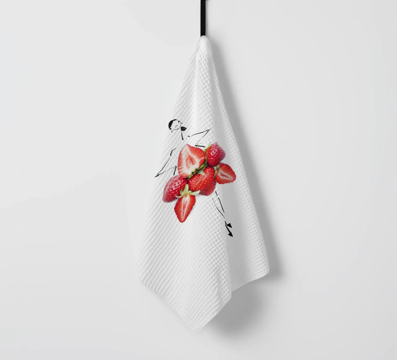 Strawberry Fields canovaccio da cucina da Gretchen Roehrs