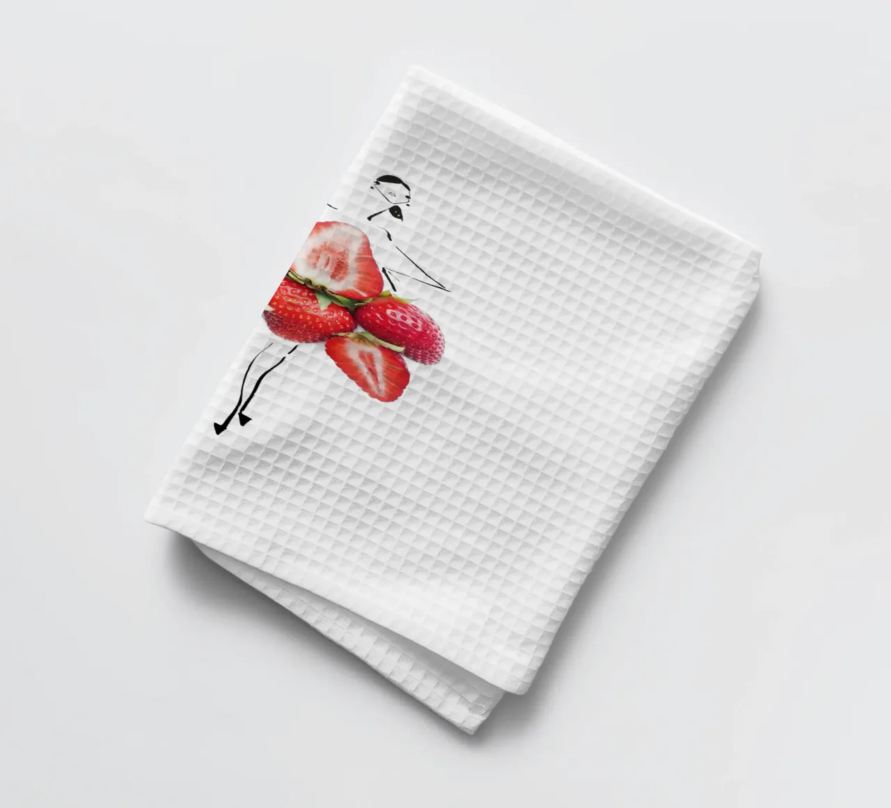 Strawberry Fields canovaccio da cucina da Gretchen Roehrs