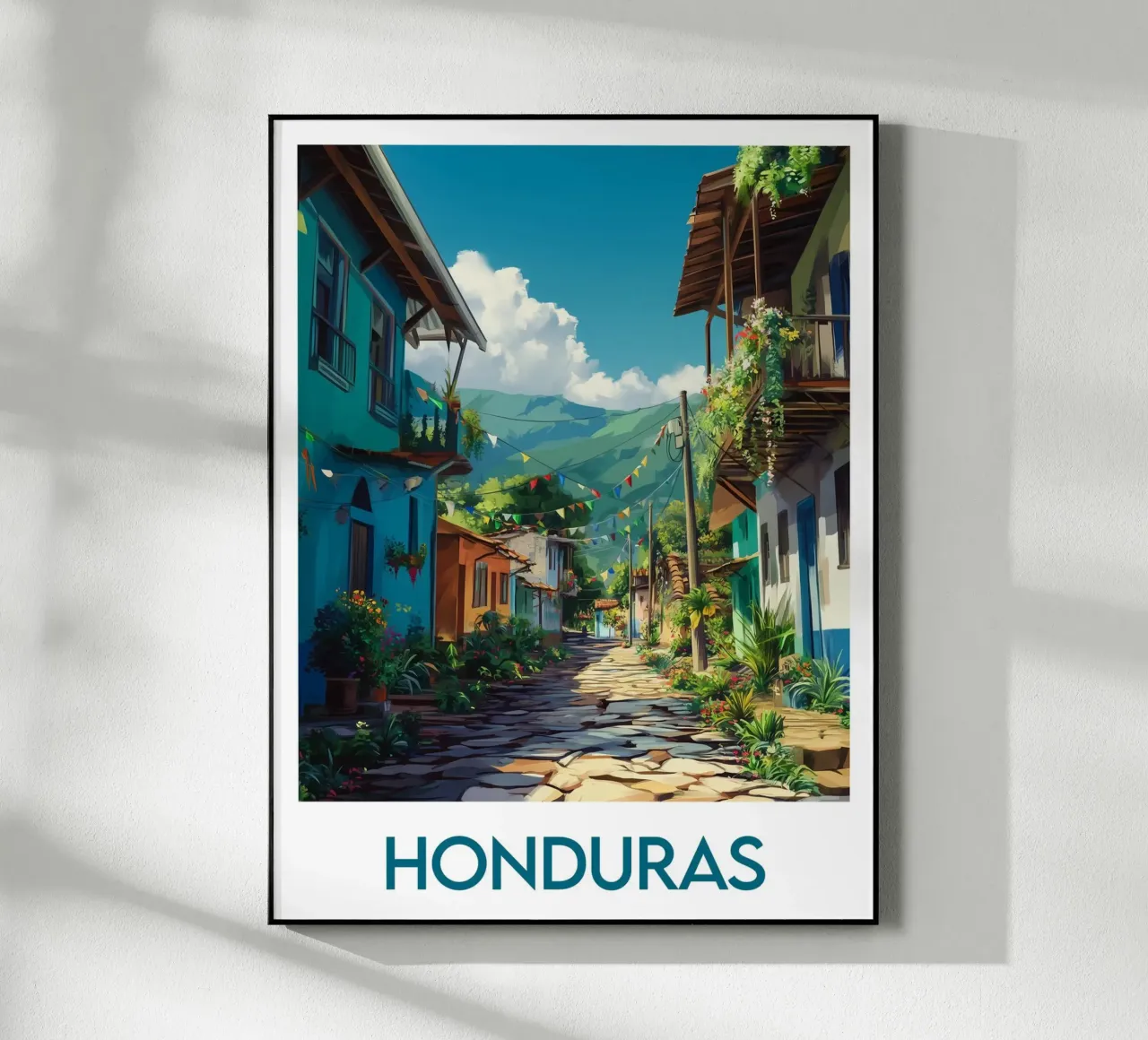 Affiche Honduras plexiglass da Frame the World