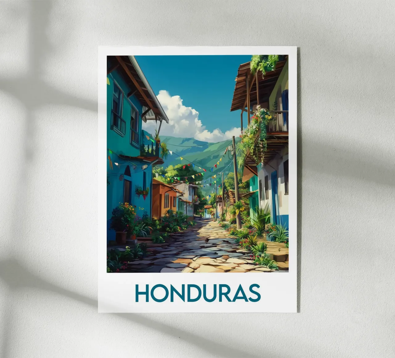 Affiche Honduras plexiglass da Frame the World