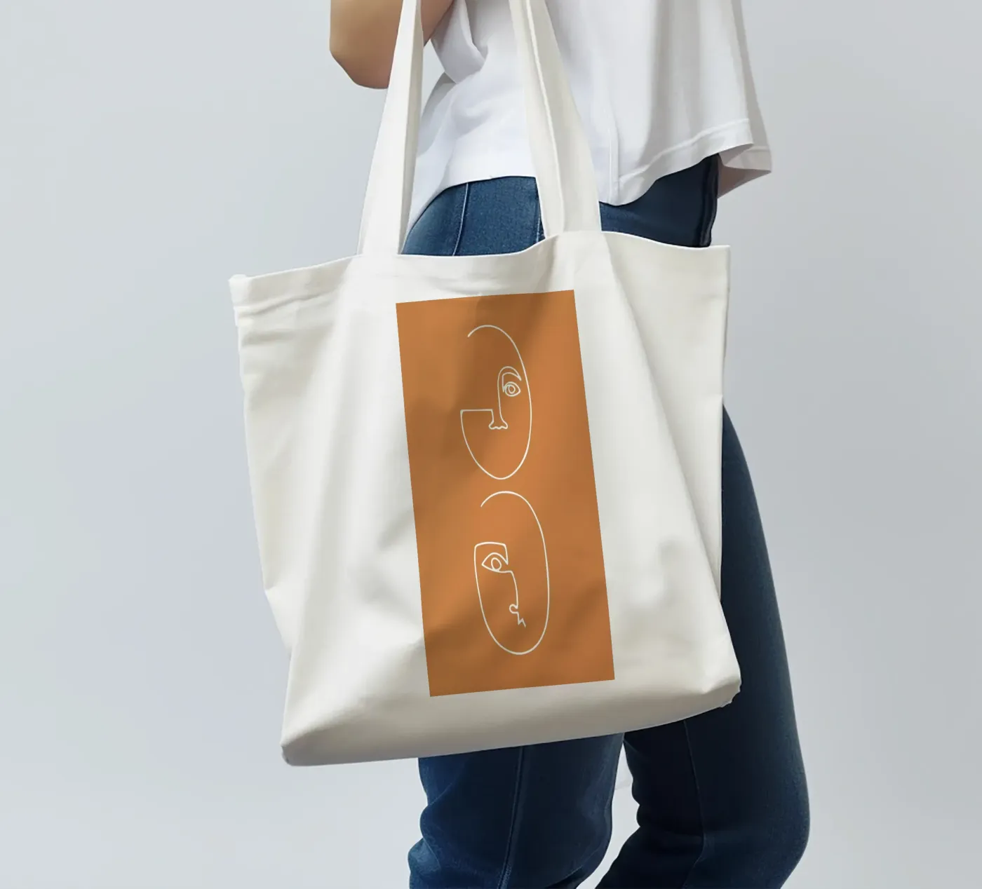 Coupling tote bag by Pure