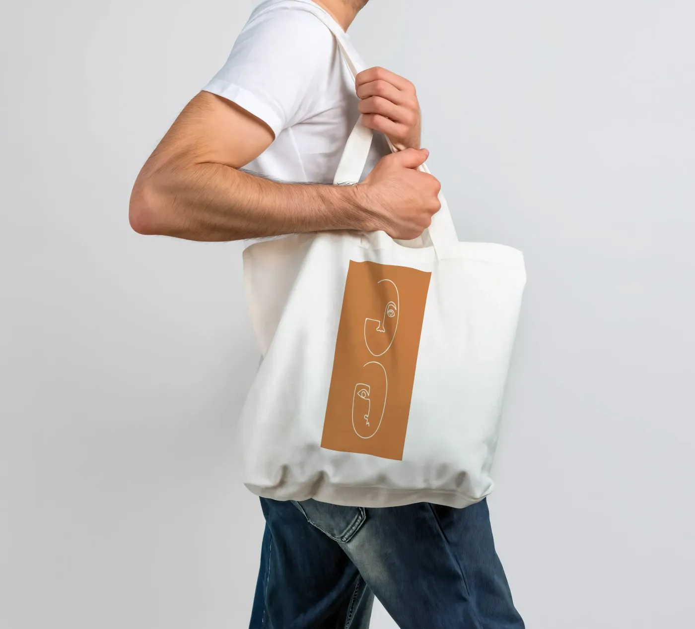 Coupling tote bag by Pure