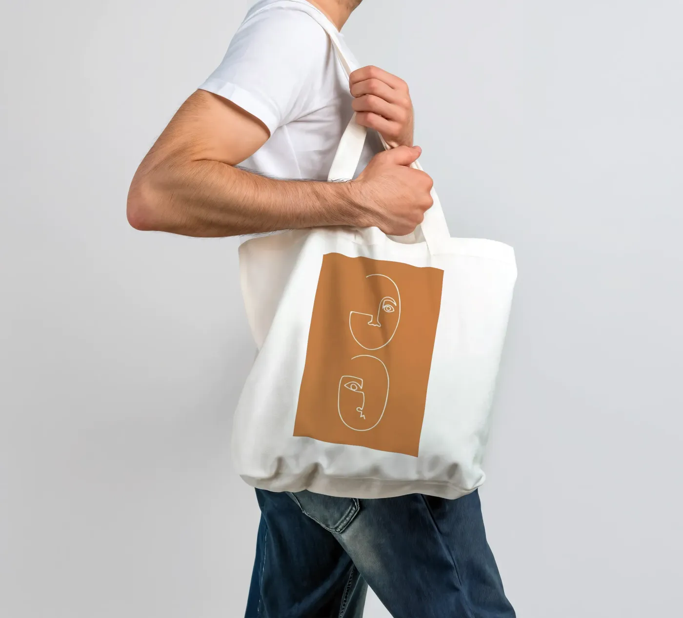 Coupling tote bag by Pure