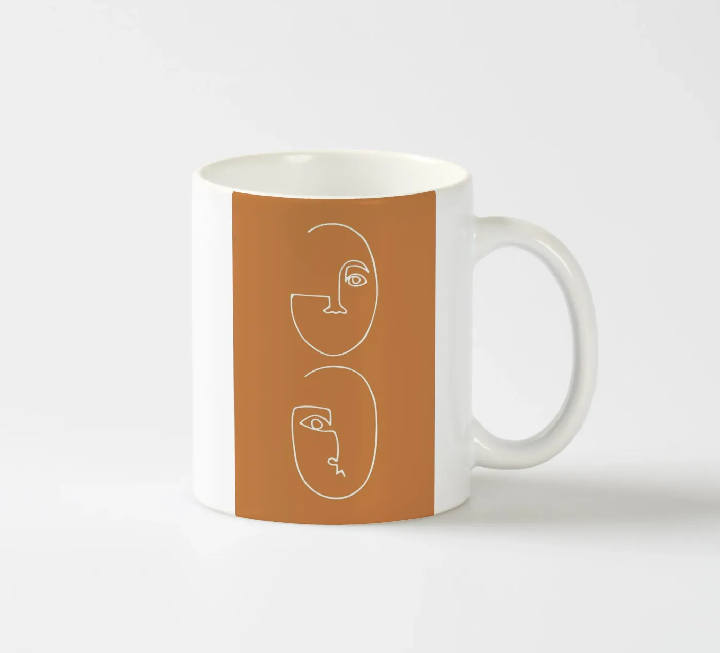 Coupling ceramic mug by Pure