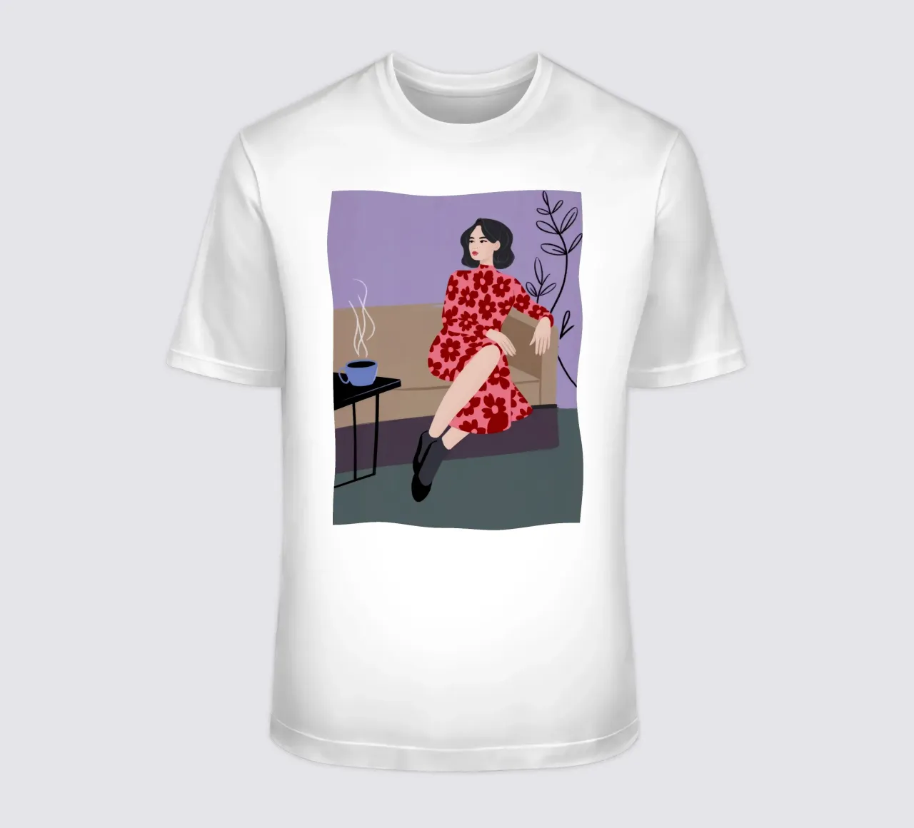 Relaxed Coffee Moment t-shirt by Nebula Verse