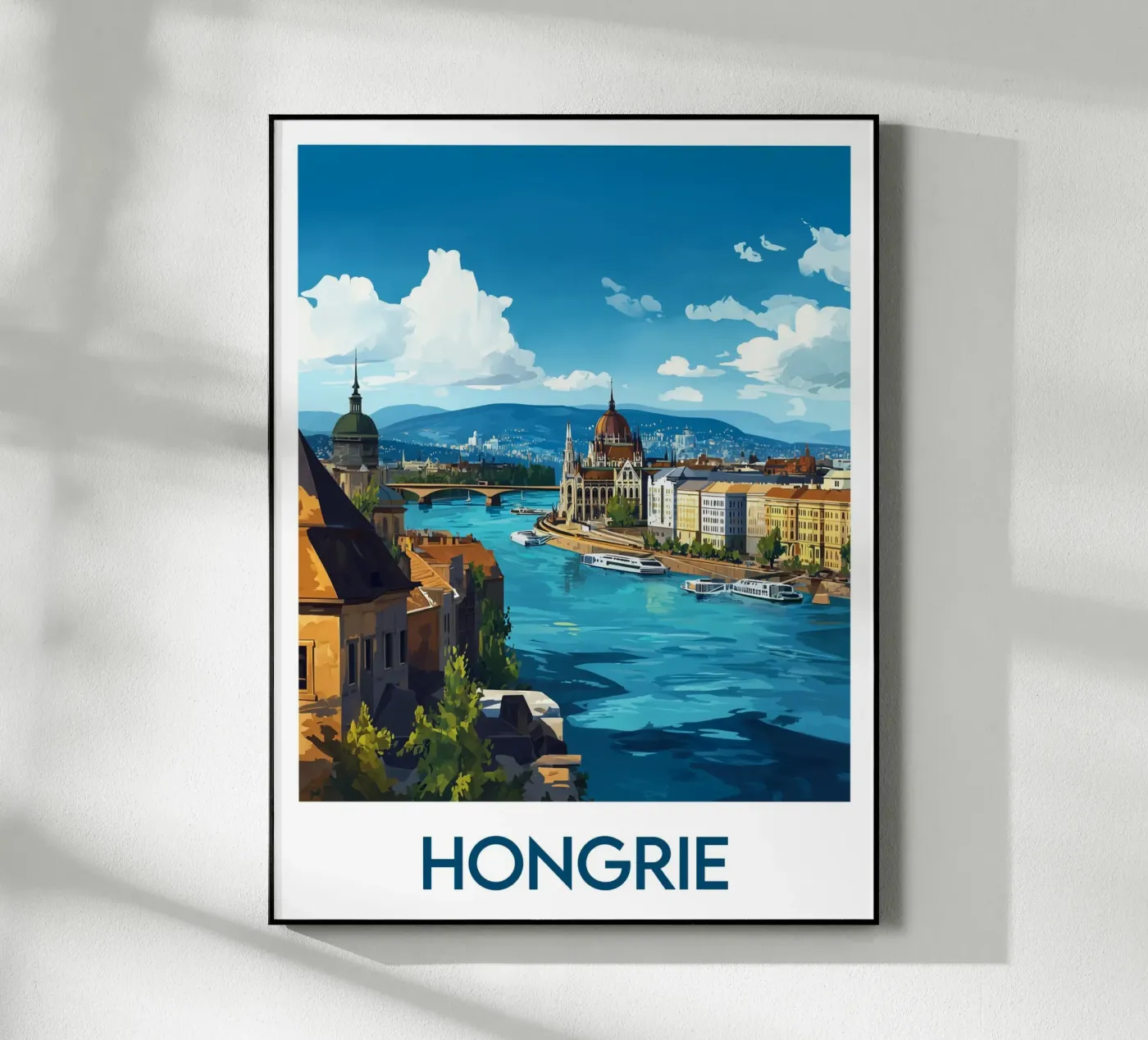Poster Hongrie plexiglass da Frame the World
