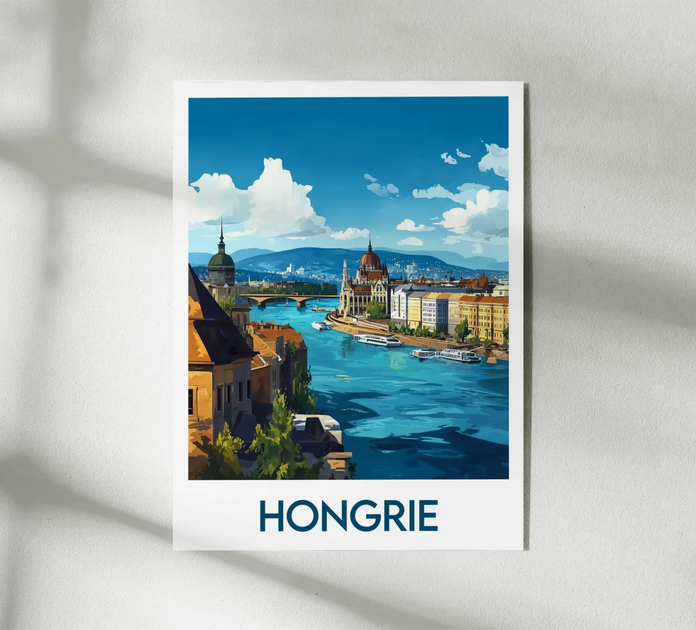 Poster Hongrie plexiglass da Frame the World