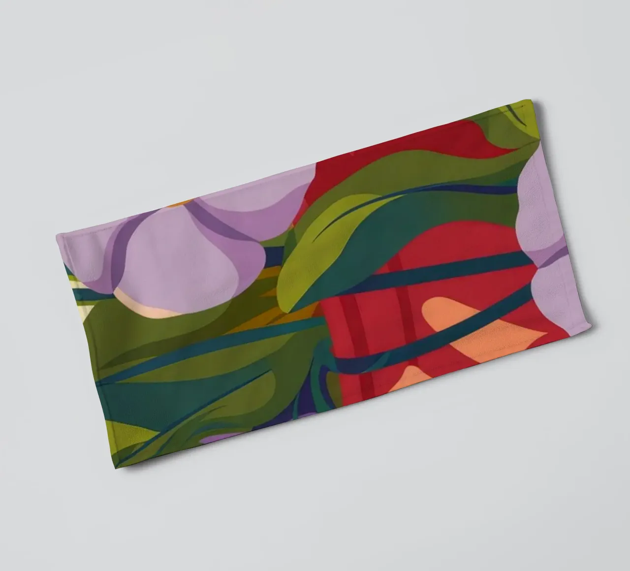 Lebendige Blumenvase Handtuch von Nebula Verse
