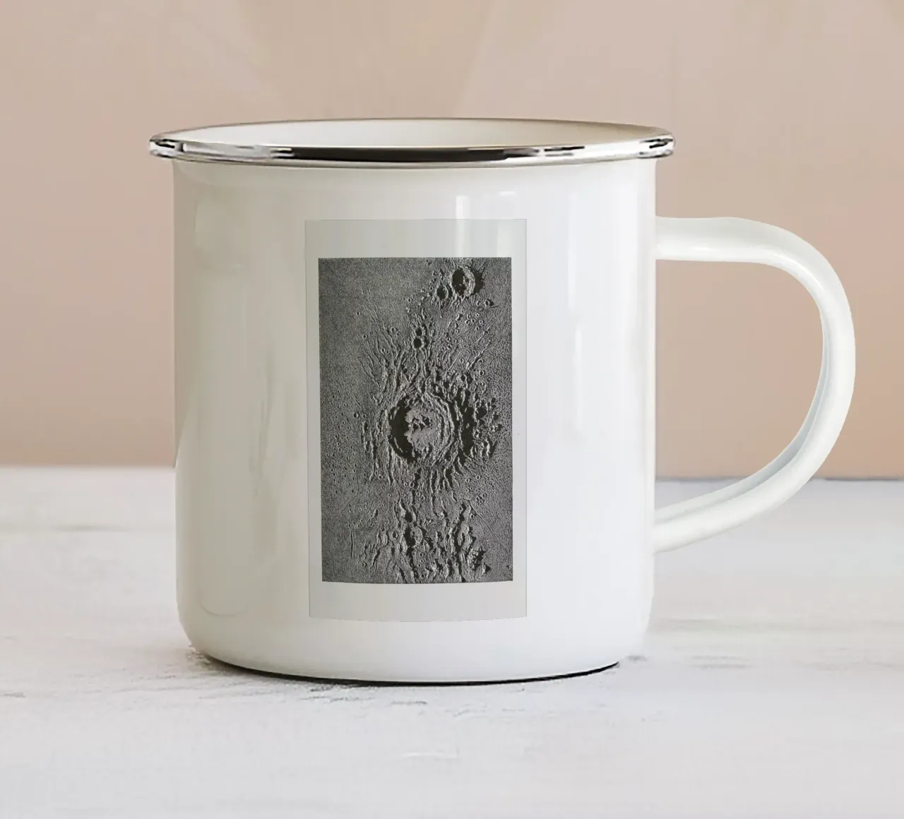 Moon Crater tazza in smalto da Flora & Fauna