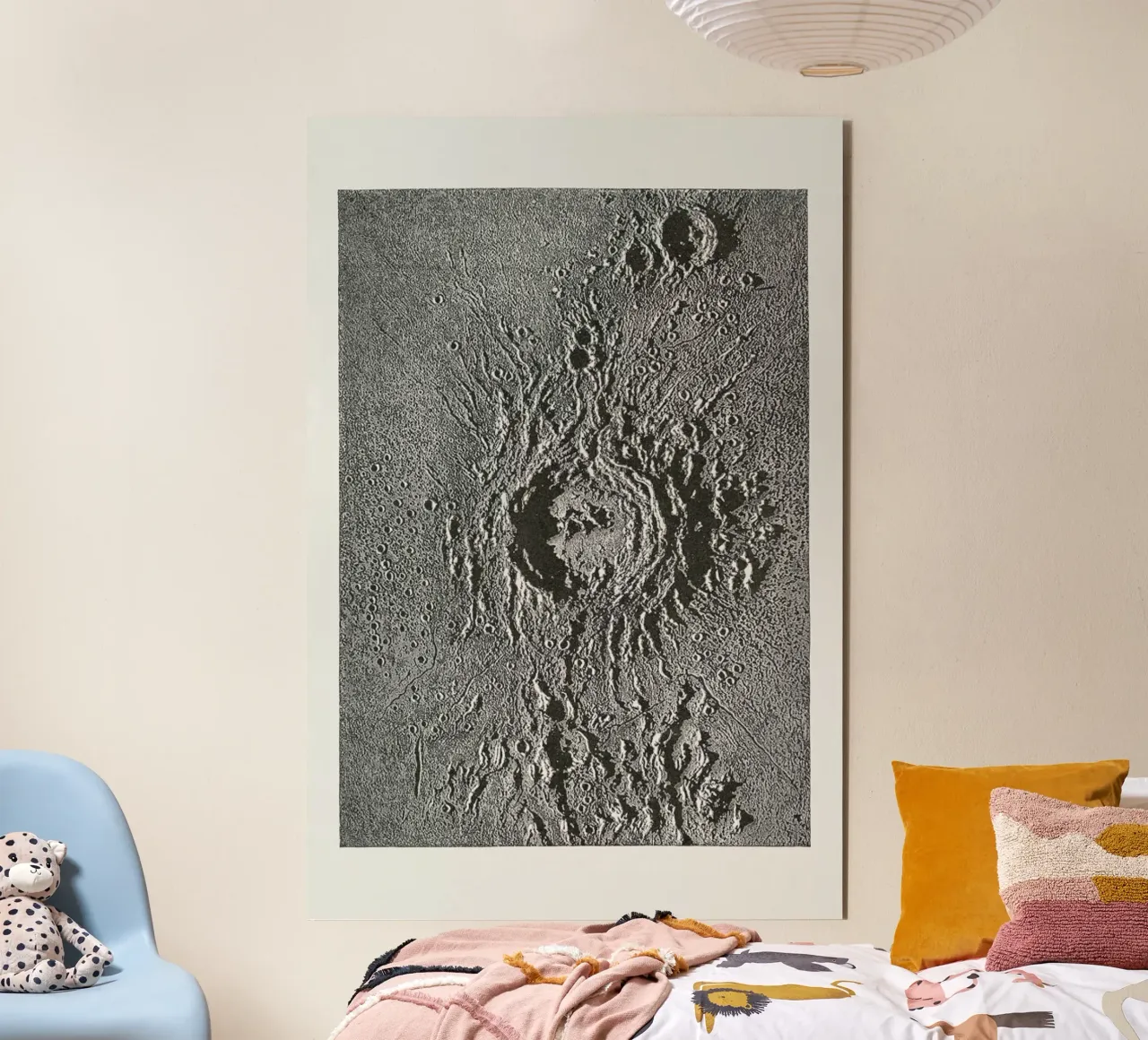 Moon Crater alluminio dibond da Flora & Fauna