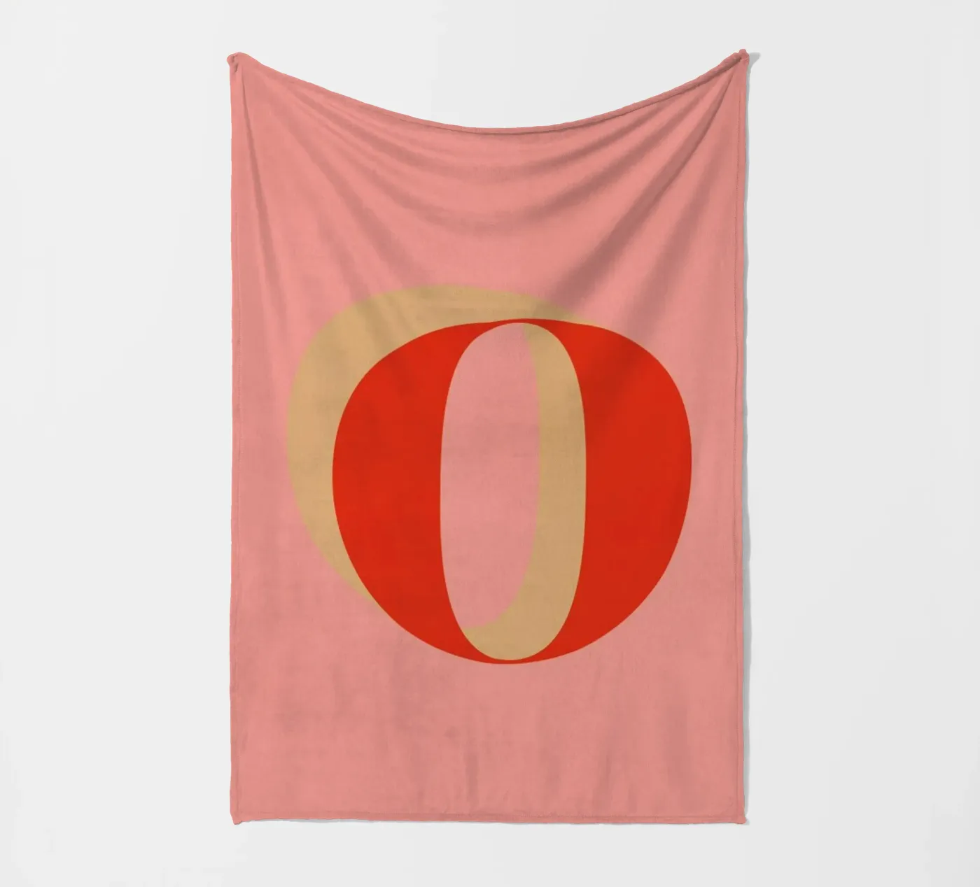 Red O Fleecedecke von daylight design studio