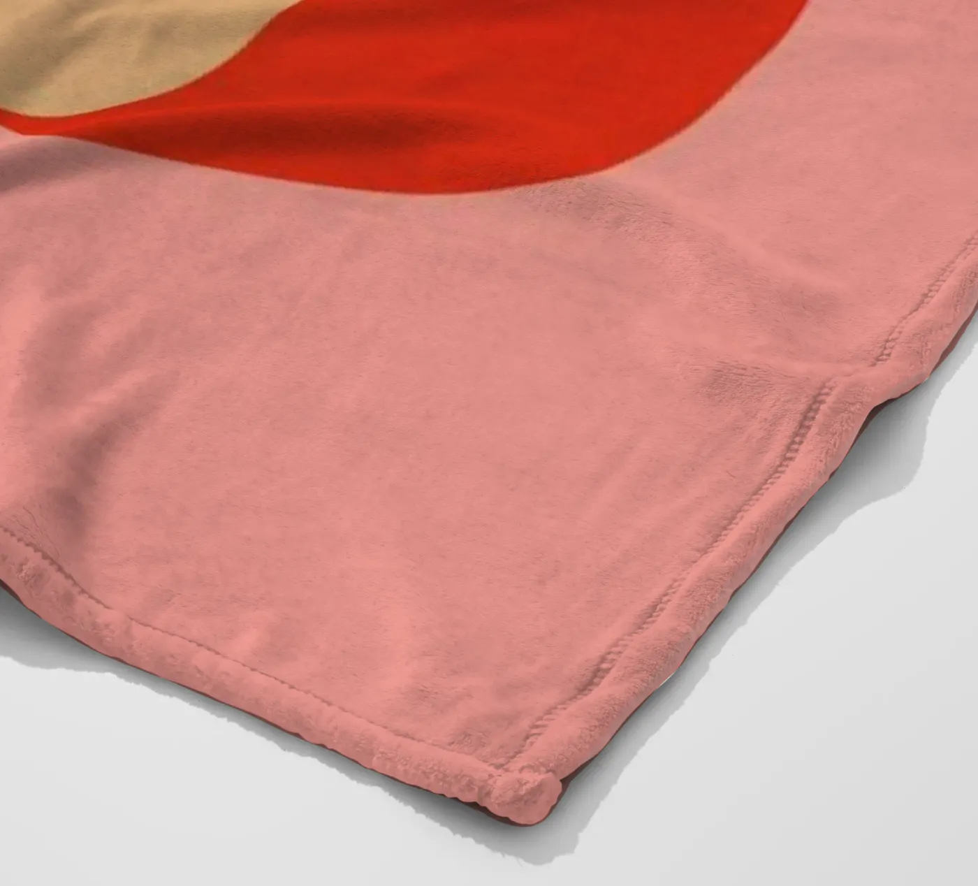 Red O Fleecedecke von daylight design studio