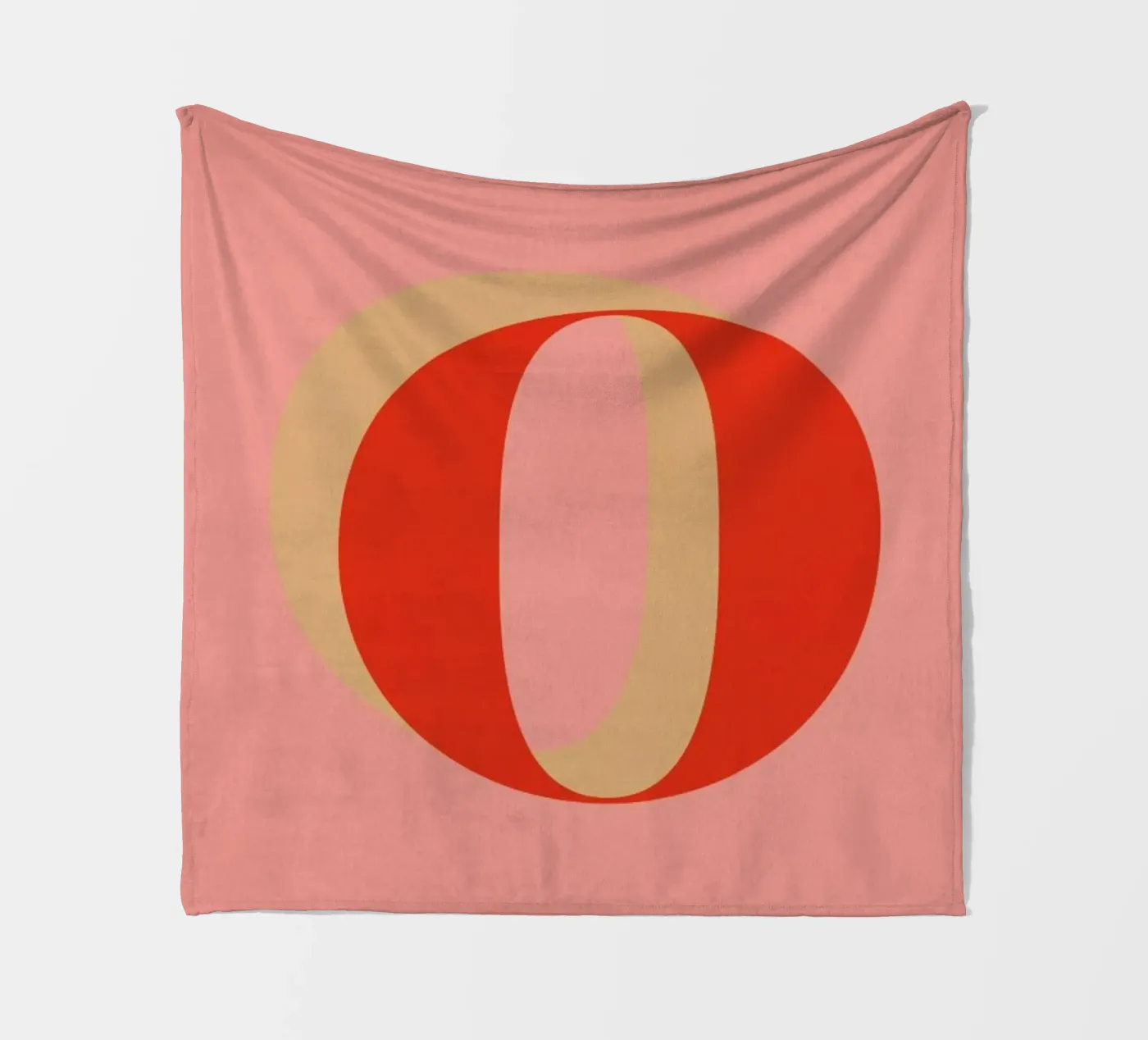 Red O Fleecedecke von daylight design studio