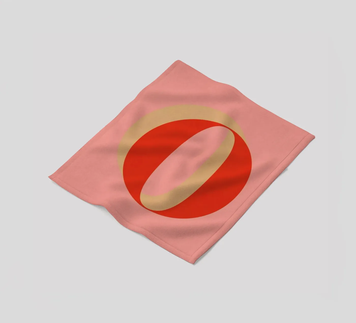 Red O Fleecedecke von daylight design studio