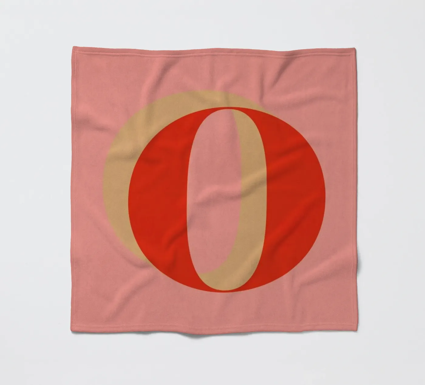 Red O Fleecedecke von daylight design studio