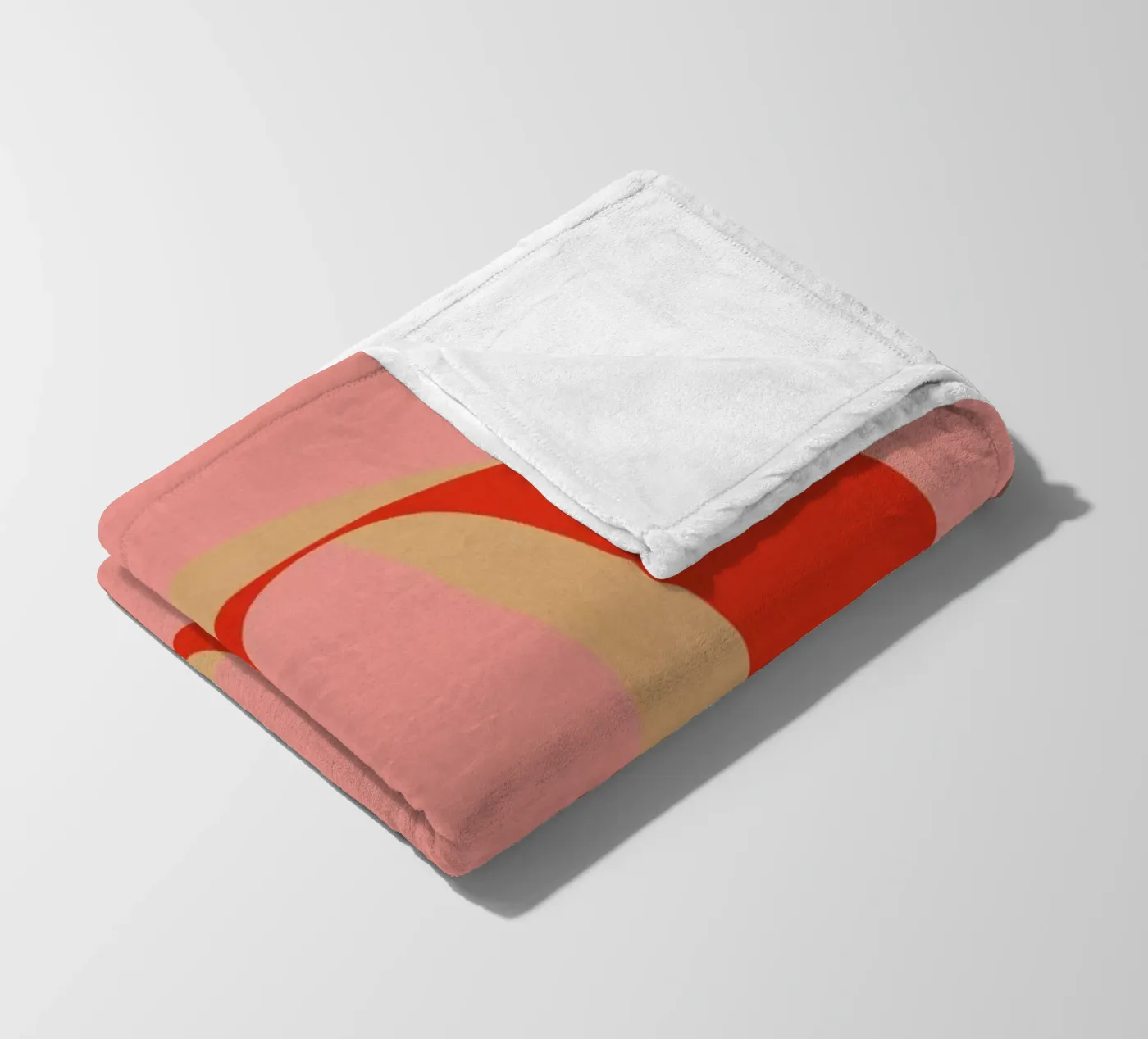 Red O Fleecedecke von daylight design studio