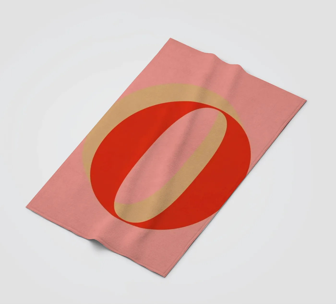 Red O Fleecedecke von daylight design studio