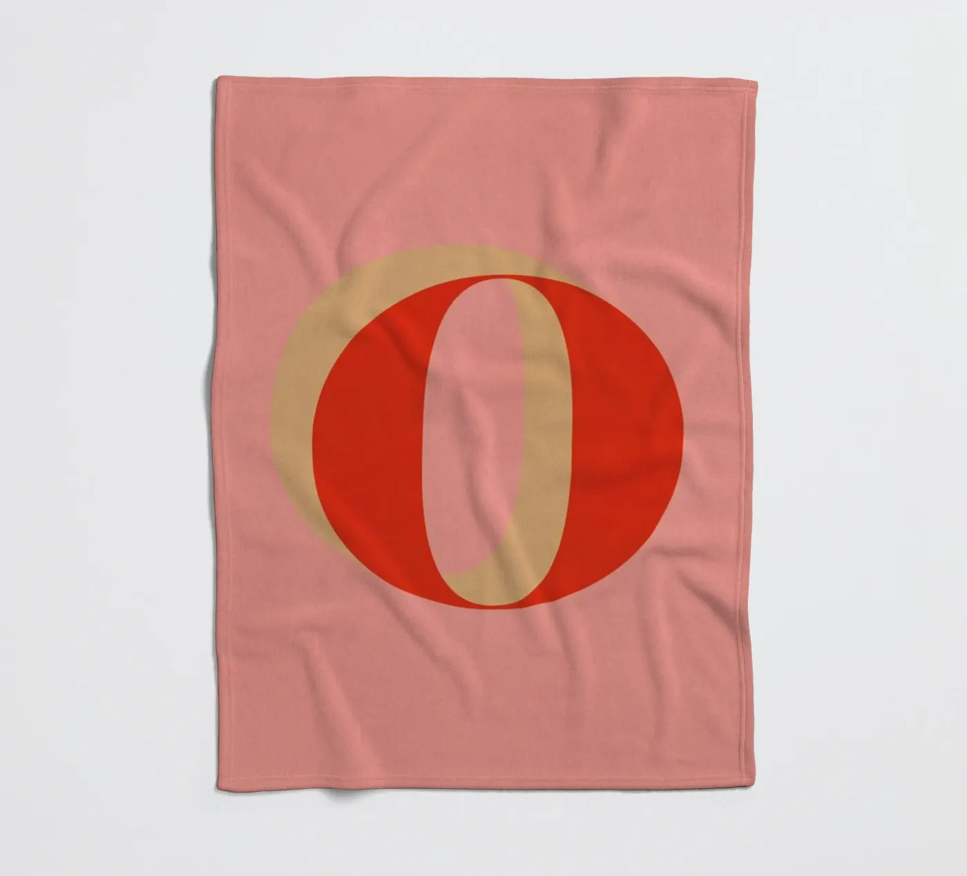Red O Fleecedecke von daylight design studio