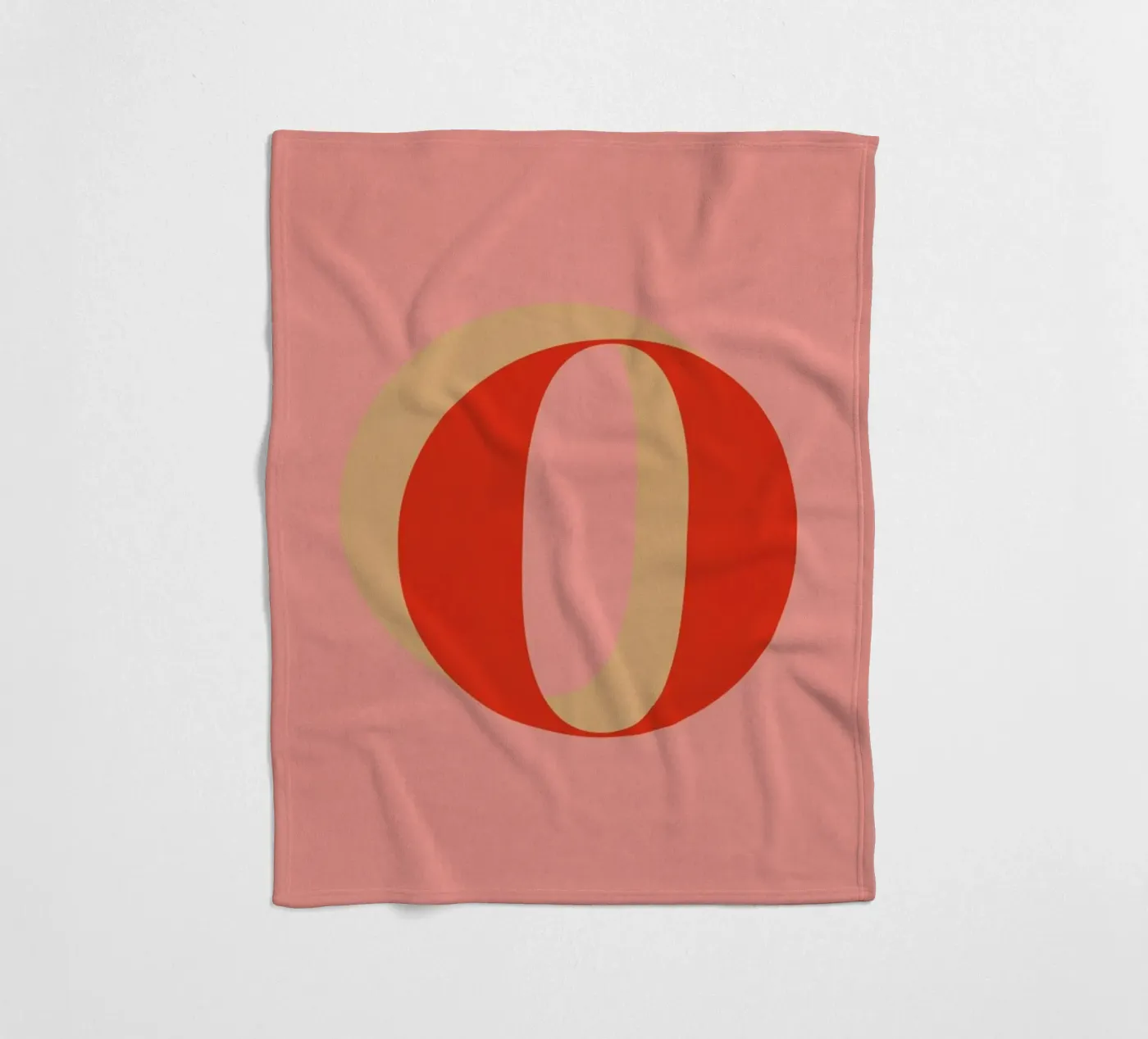Red O Fleecedecke von daylight design studio
