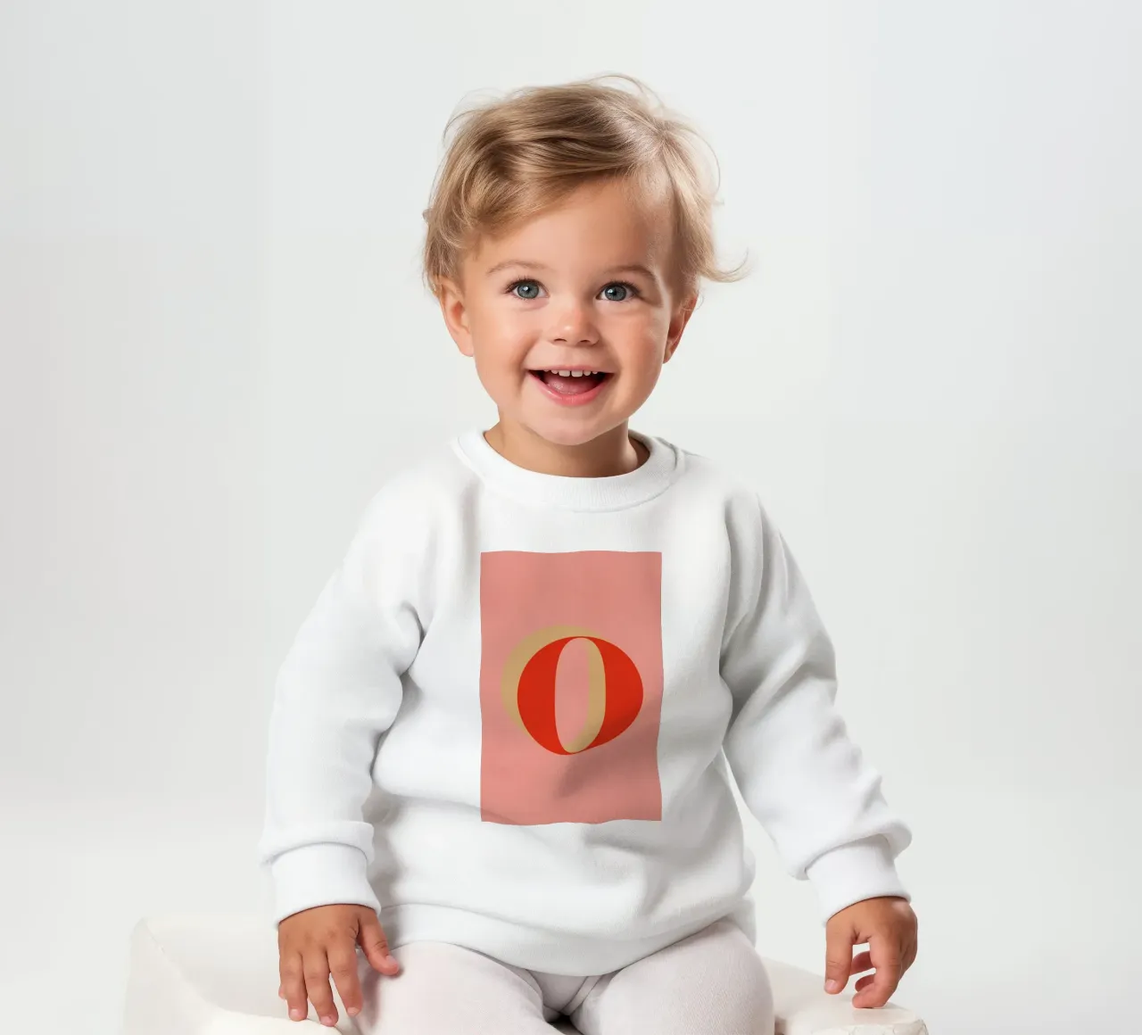 Red O felpa neonato da daylight design studio
