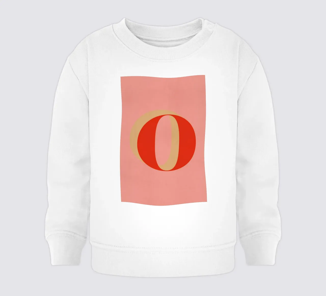 Red O felpa neonato da daylight design studio