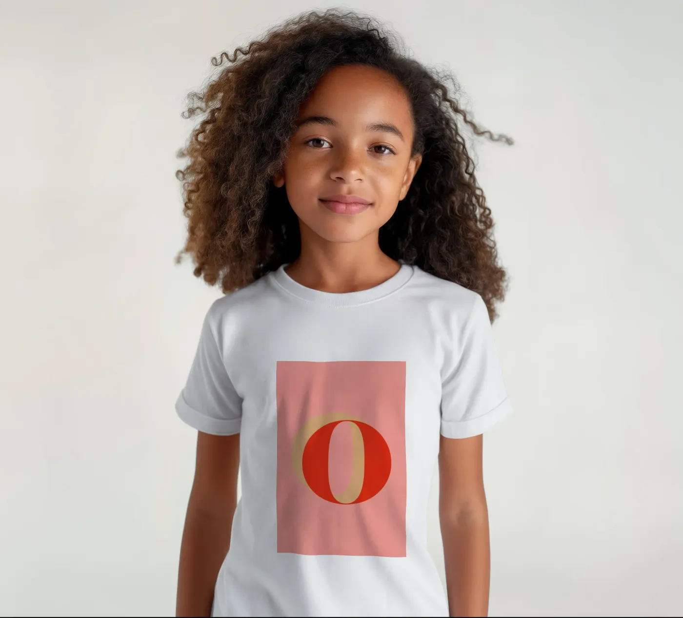 Red O t-shirt bambini da daylight design studio