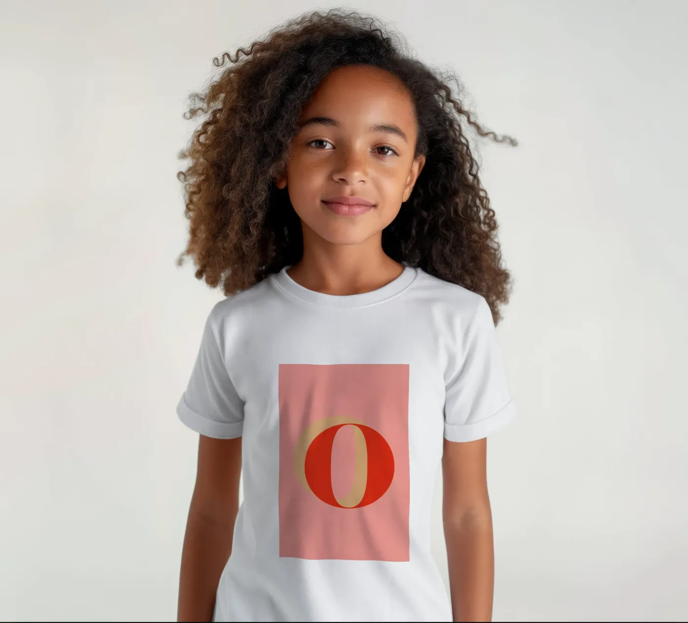 Red O t-shirt bambini da daylight design studio