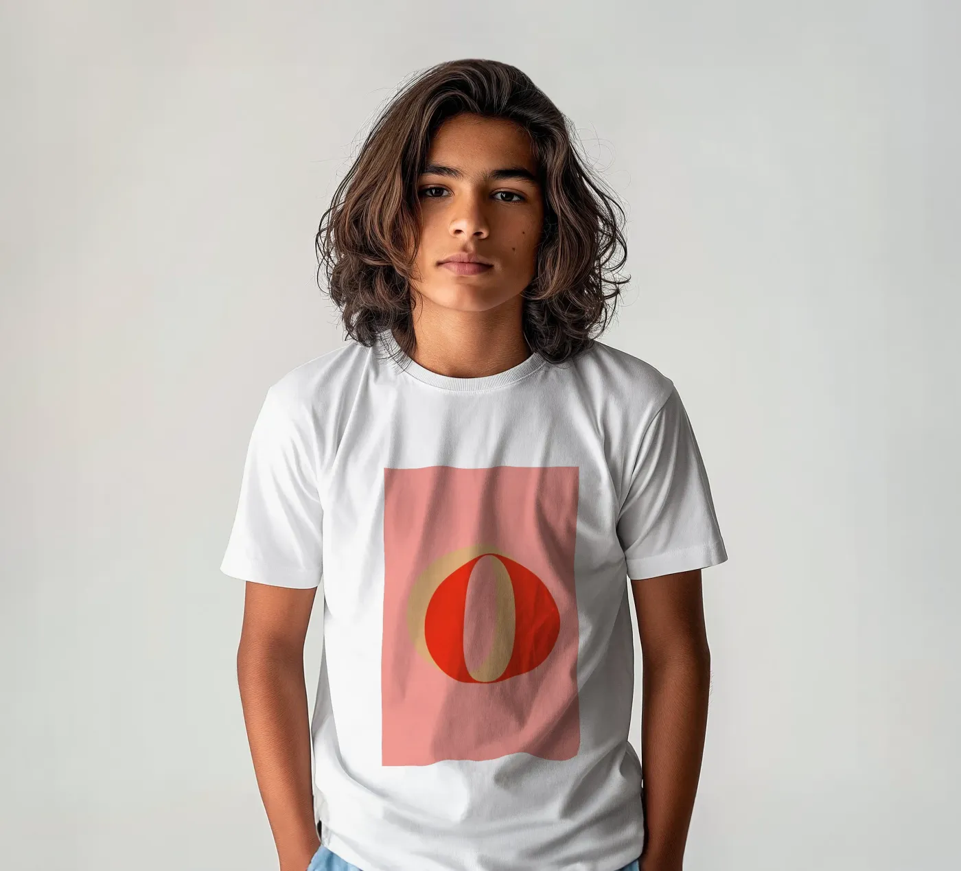Red O t-shirt bambini da daylight design studio